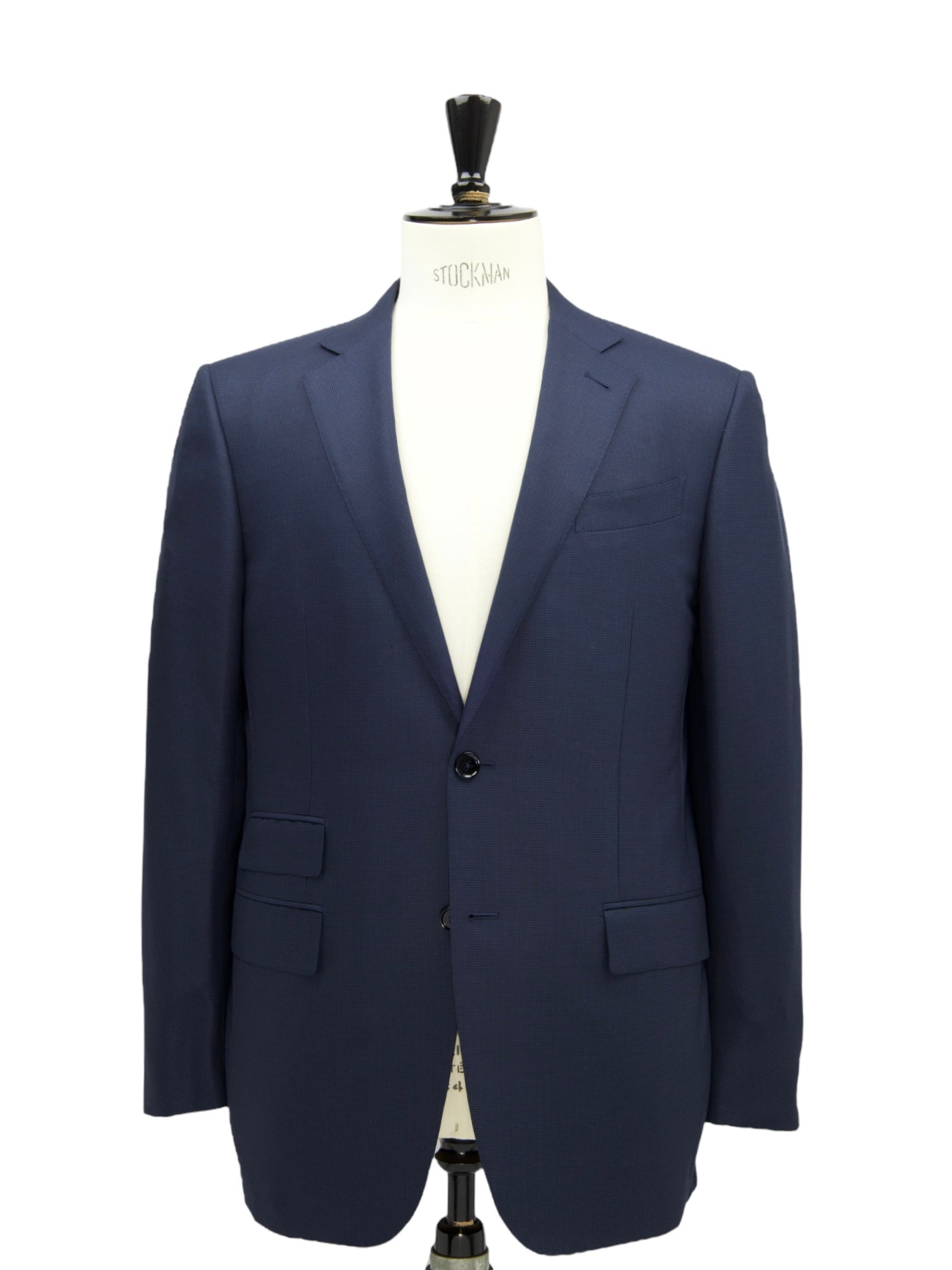 Ermenegildo Zegna Navy 12milmil12 Puppytooth Mila Suit