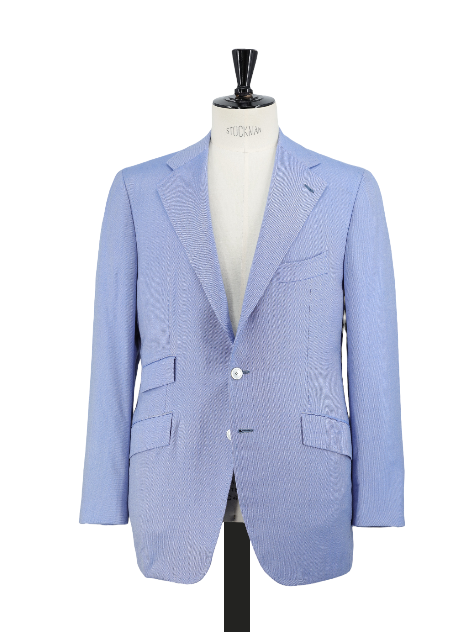 Cesare Attolini Light Blue Cashmere & Silk Twill Jacket