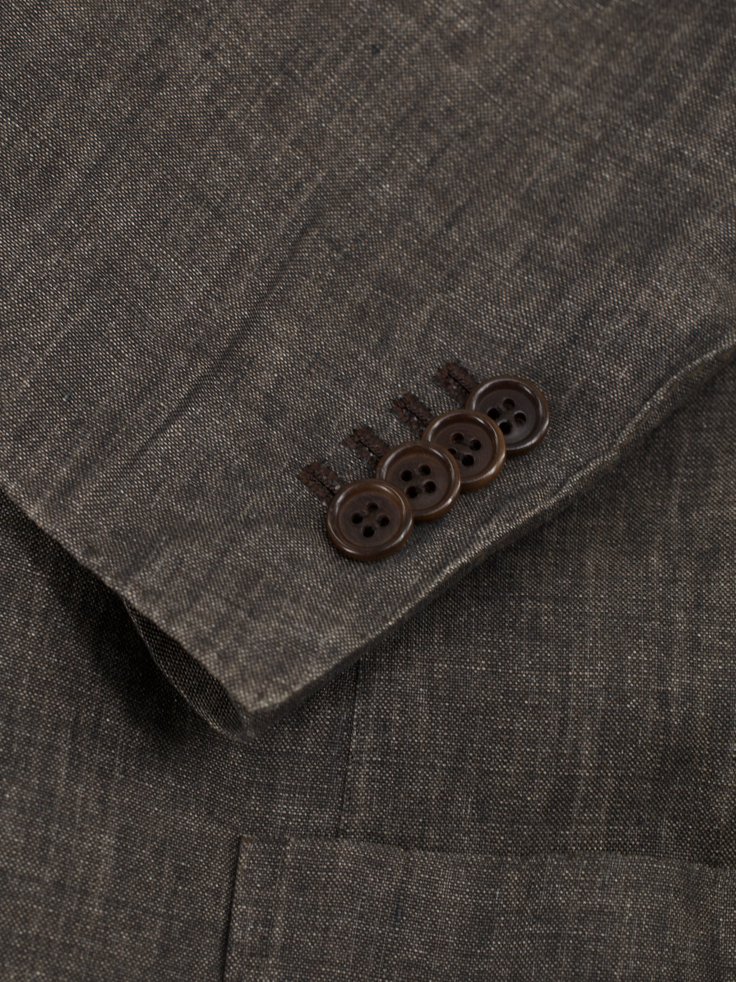 Kiton Warm Taupe Pure-Linen Neapolitan Summer Jacket