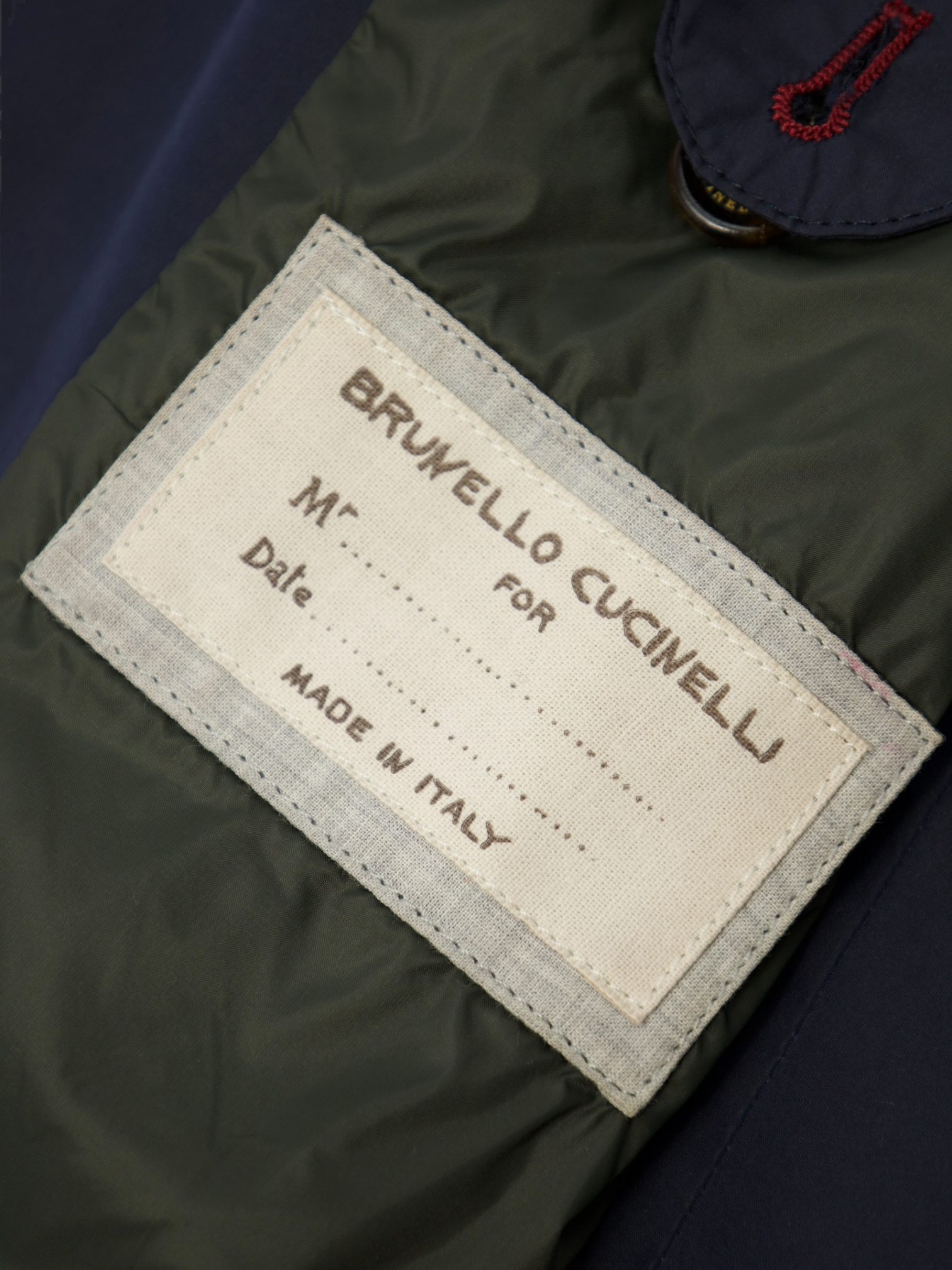 Brunello Cucinelli Navy Lightweight Jacket