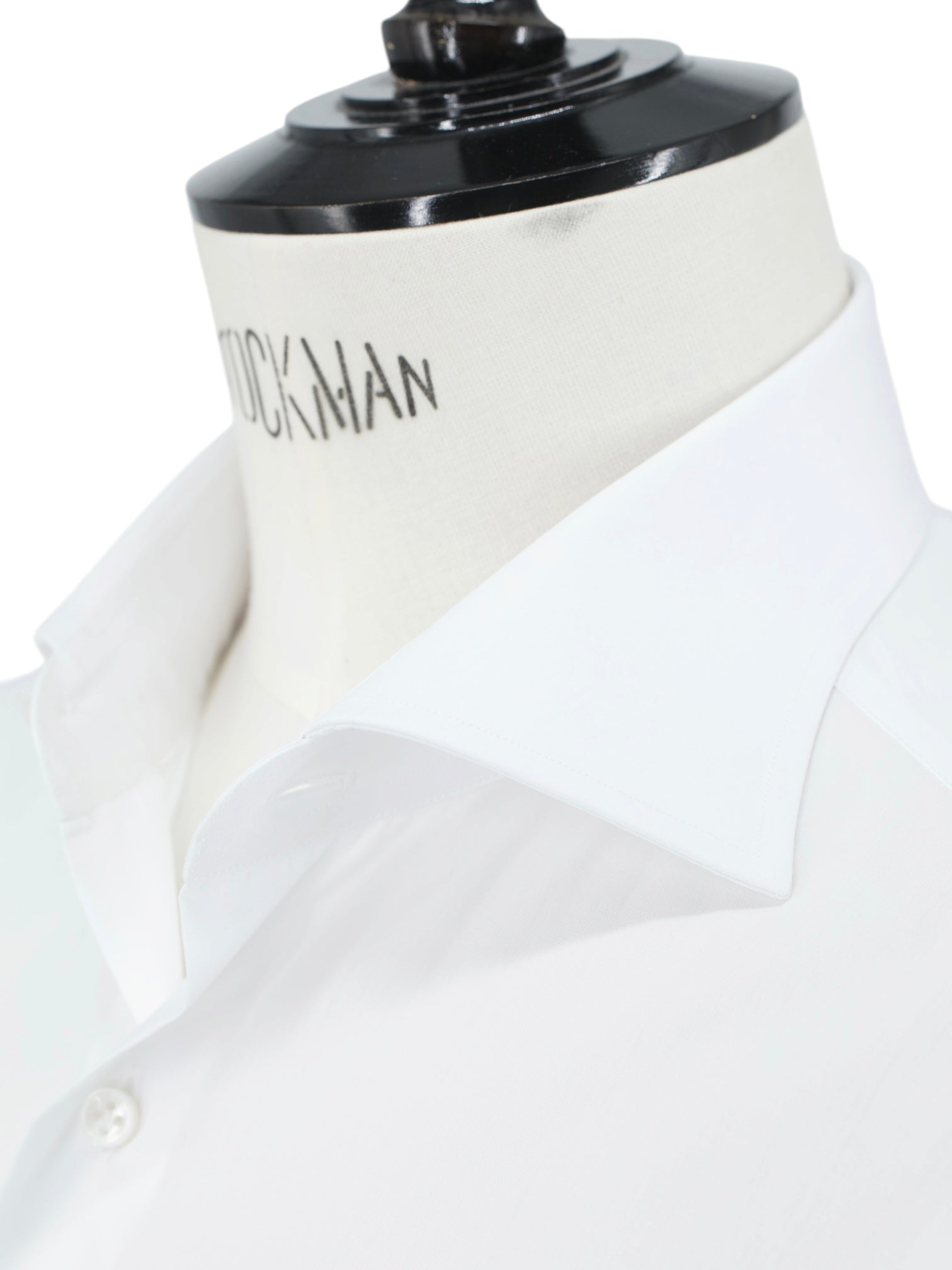 Borriello Napoli White Poplin-Cotton "Marechiaro" Spread-Collar Shirt