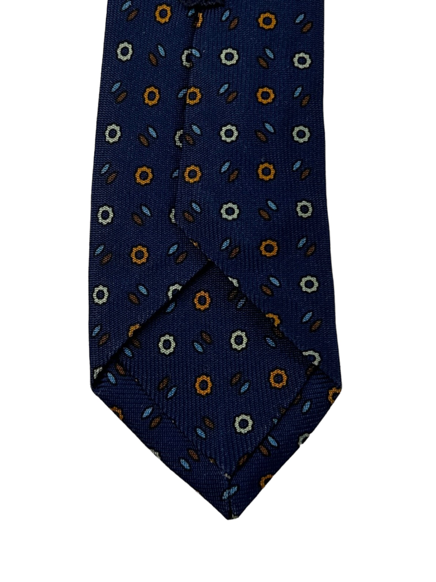 E.Marinella Blue Micro Pattern Tie