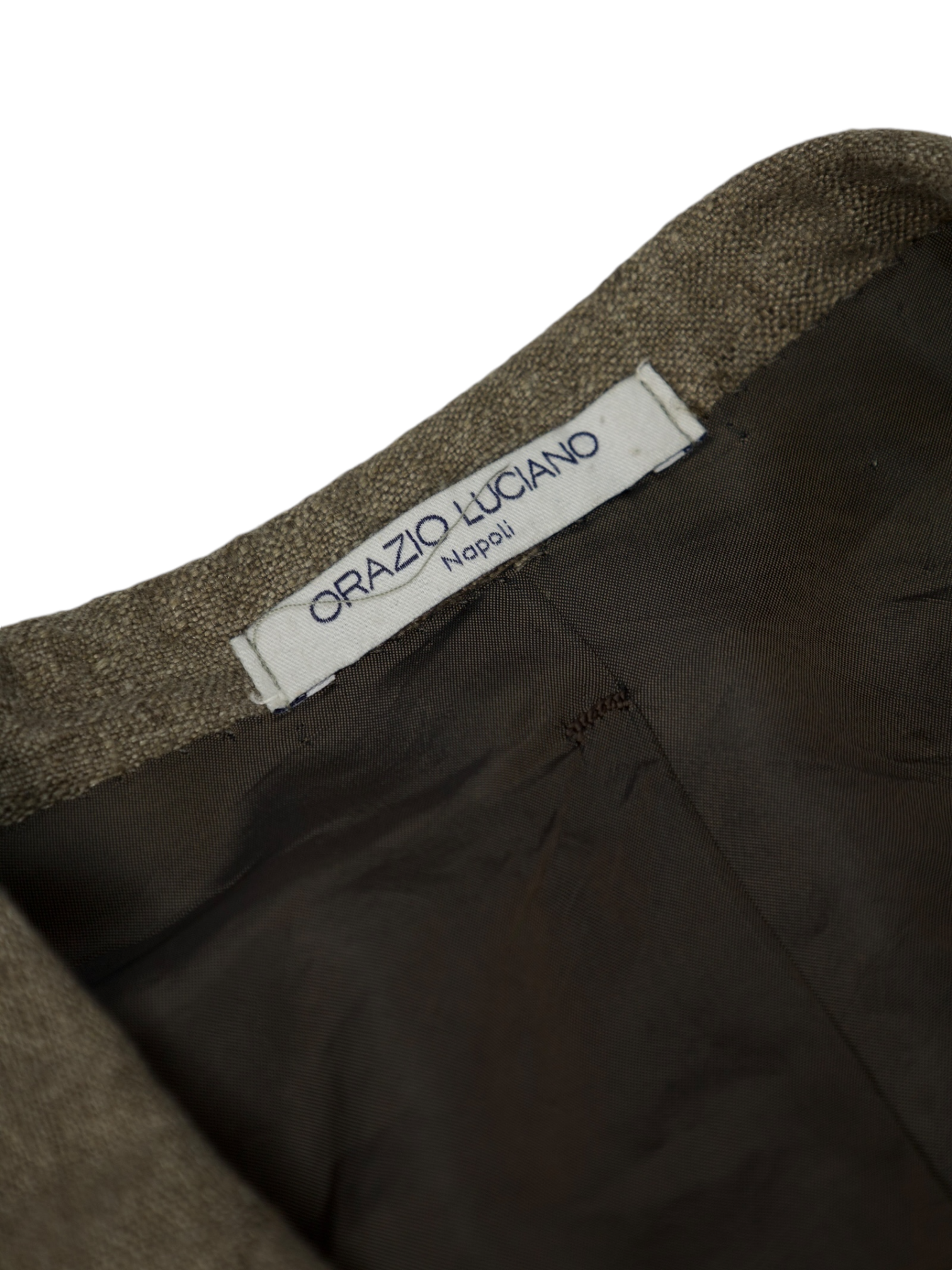 Orazio Luciano Light Brown Silk & Cashmere Jacket