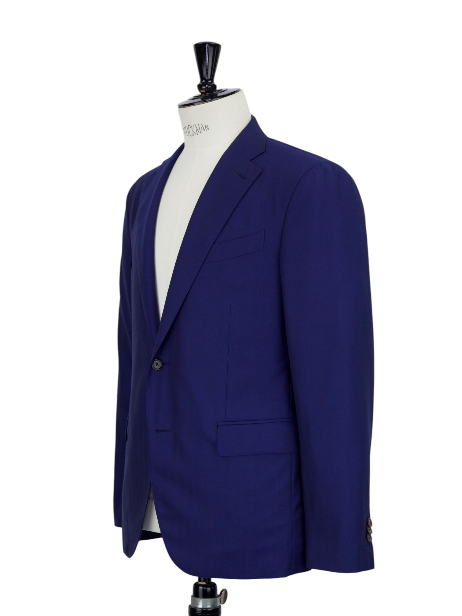 Caruso Kings Blue "Superfine Cloth" Herringbone Boheme Suit + Extra Trousers