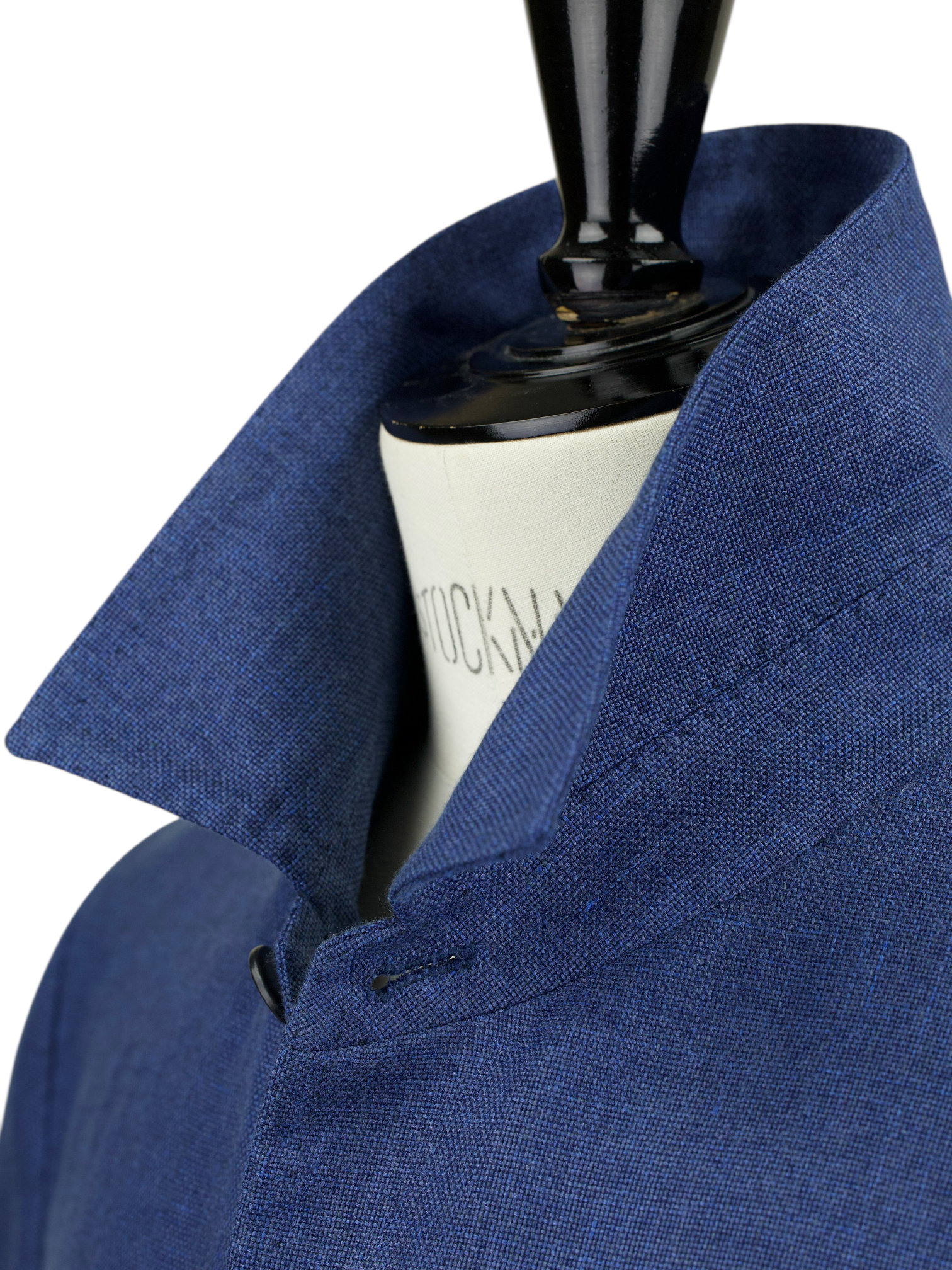 Cesare Attolini Cobalt Blue Wool, Silk & Linen Hopsack Safari-Overshirt