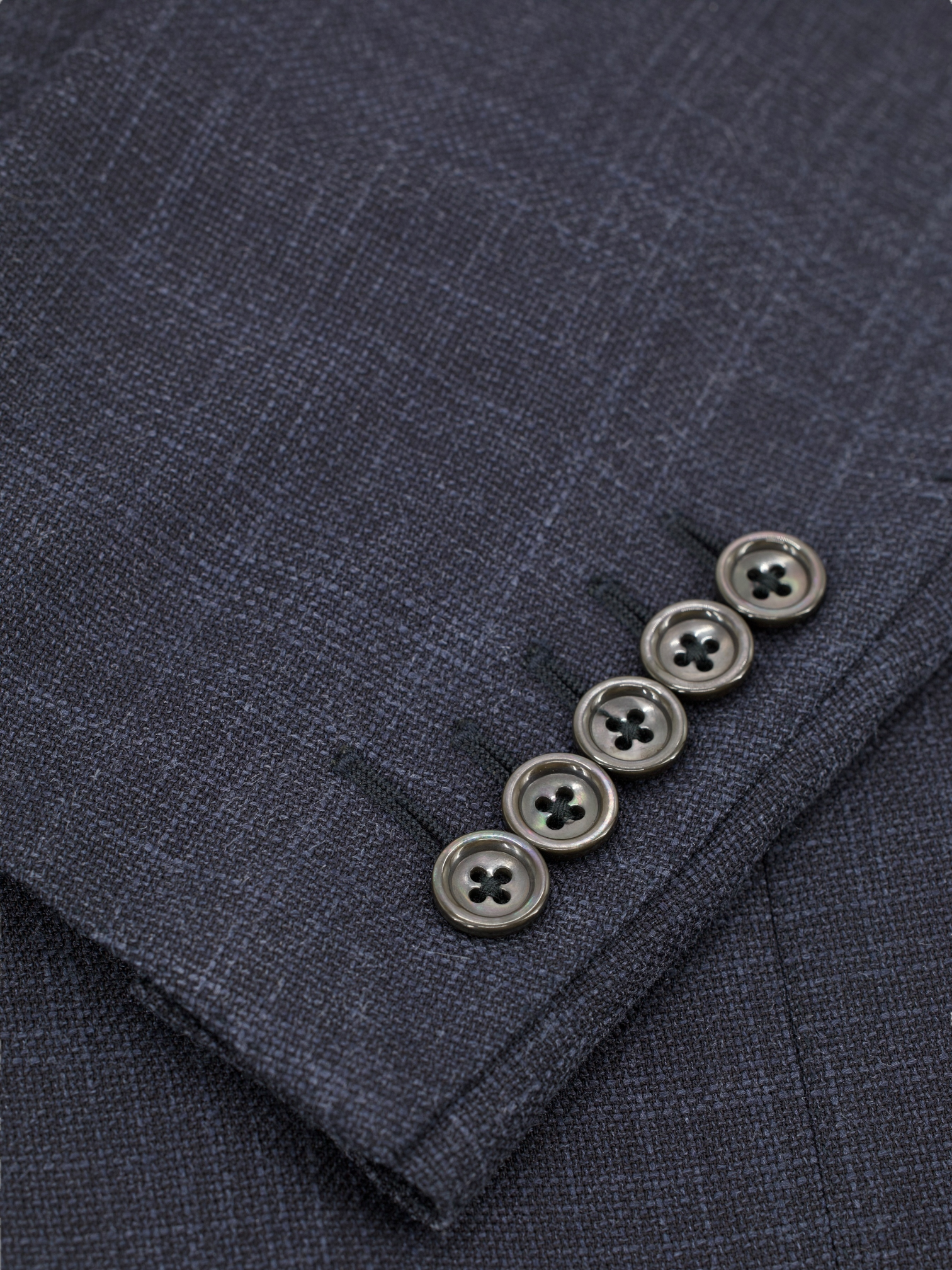 Tom Ford Blue Silk, Mohair & Wool Basket-Weave Windsor Suit