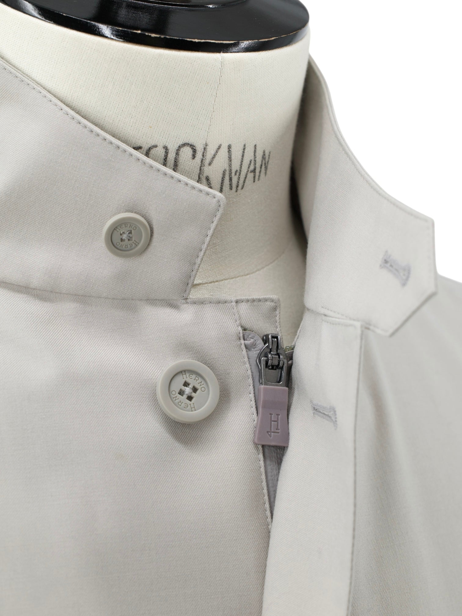 Herno Beige Laminar Waterproof Sartorial Engineering Raincoat