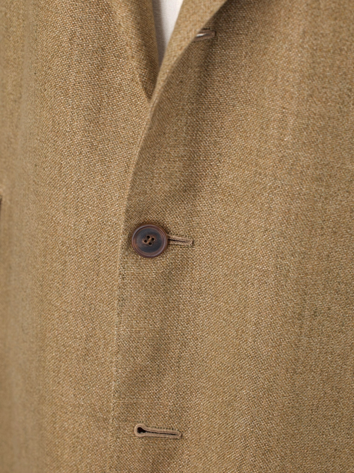 Cesare Attolini Light Brown Heavyweight-Linen Sartorial Summer Jacket