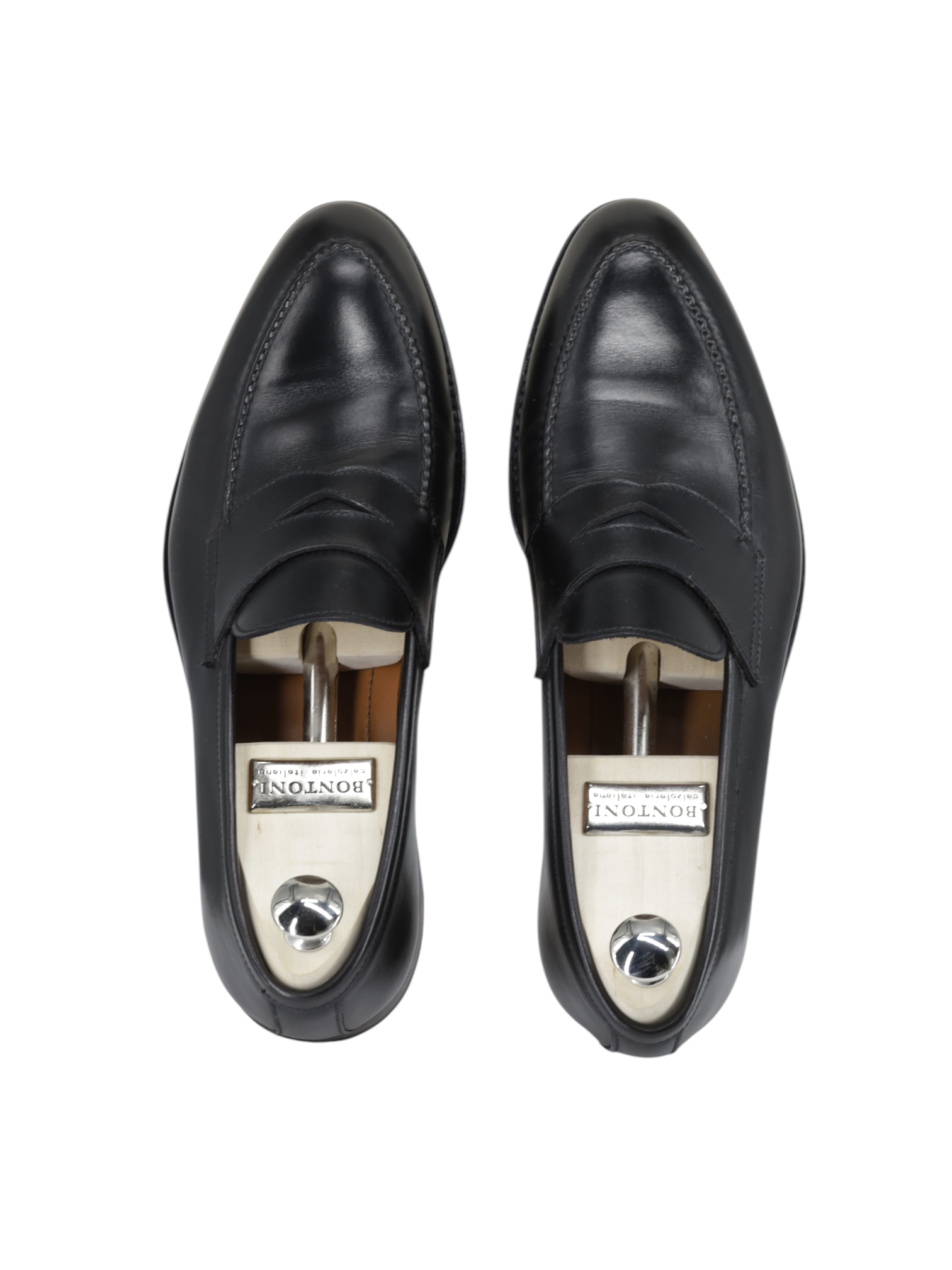 Bontoni Black Calfleather Principe Penny Loafer + Belt