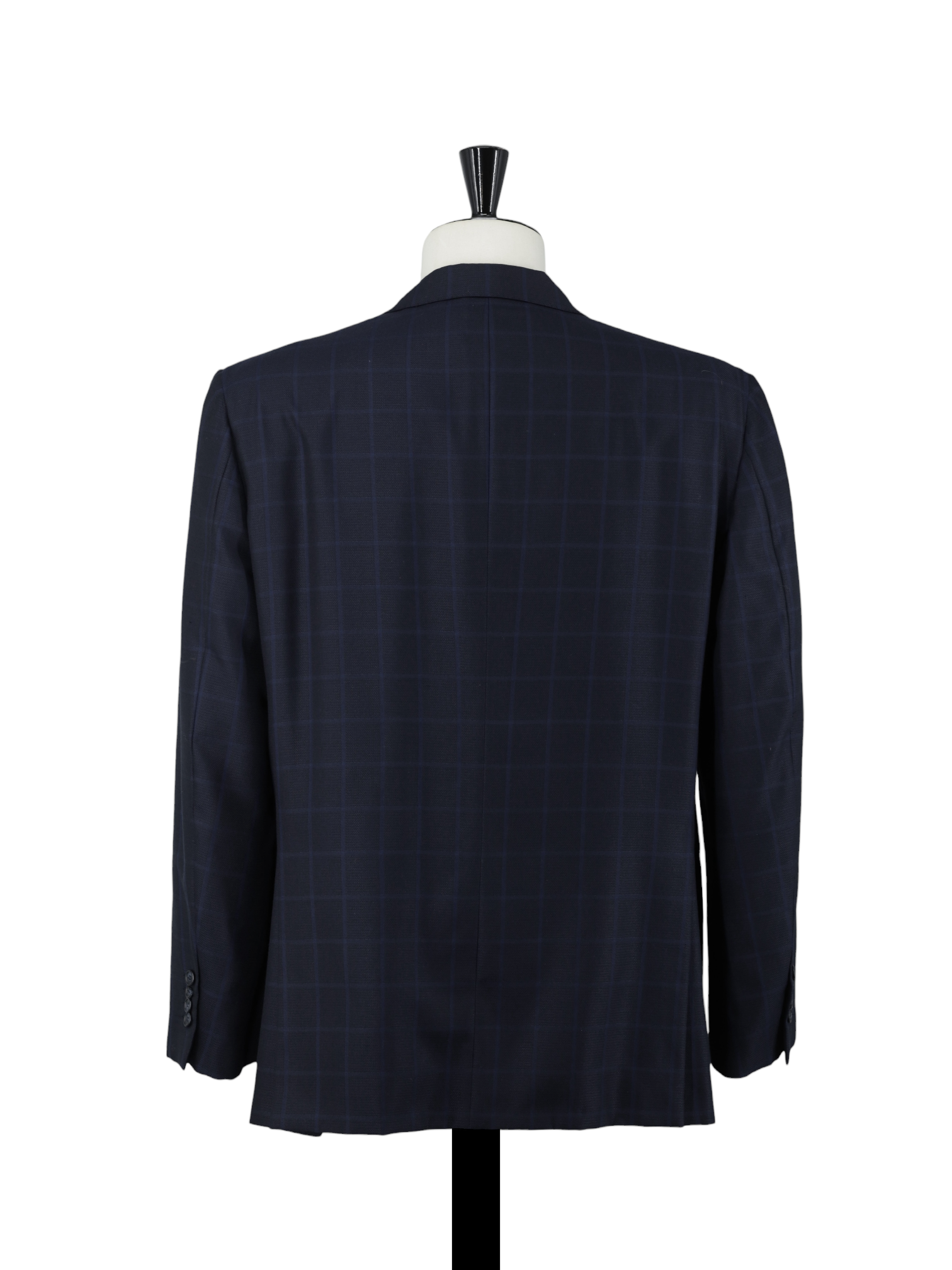 Kiton Dark Blue Pure Cashmere Micro-Pattern Winter Suit