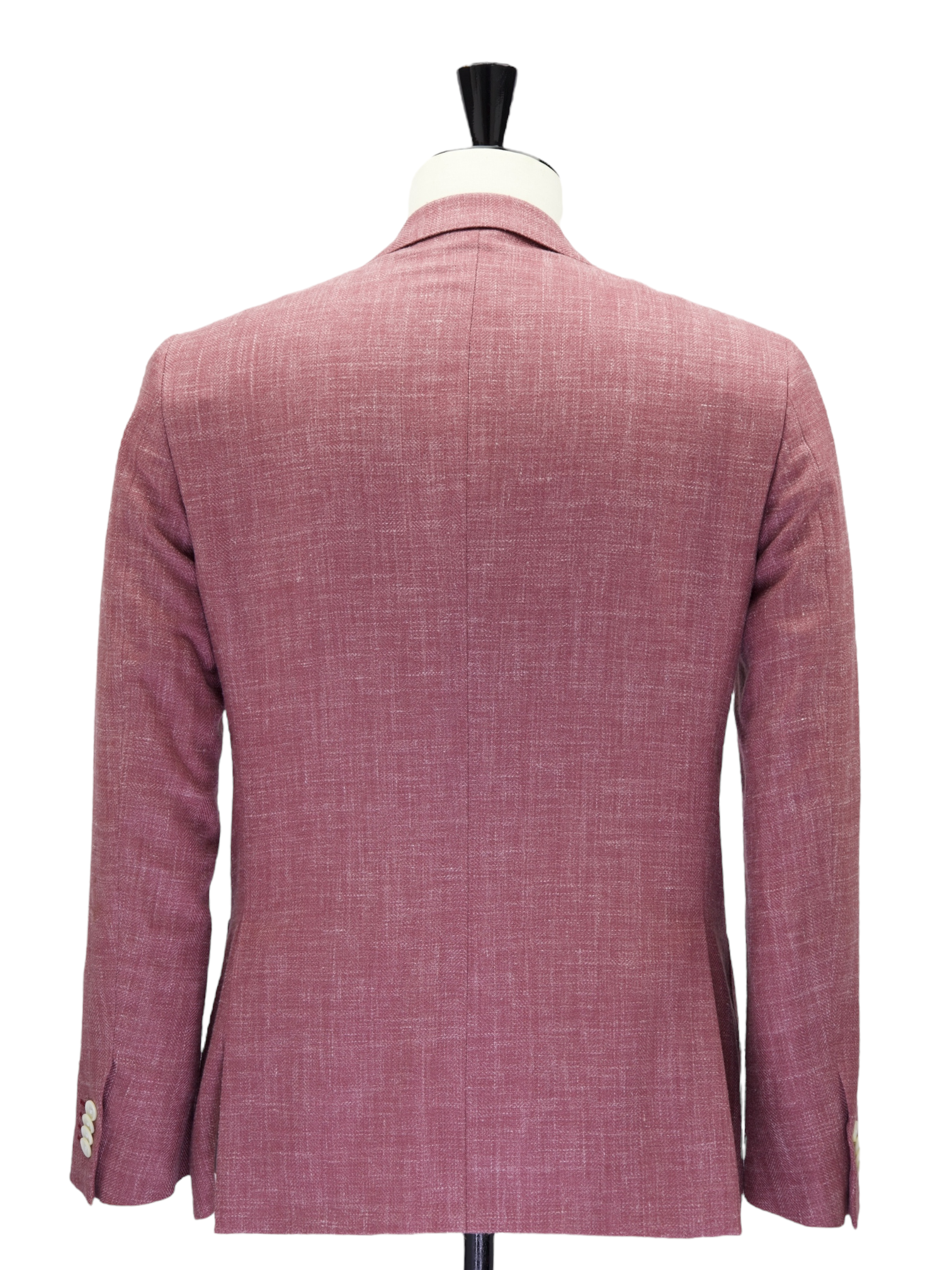 Corneliani Light Pink Wool, Silk & Linen Melange Jacket