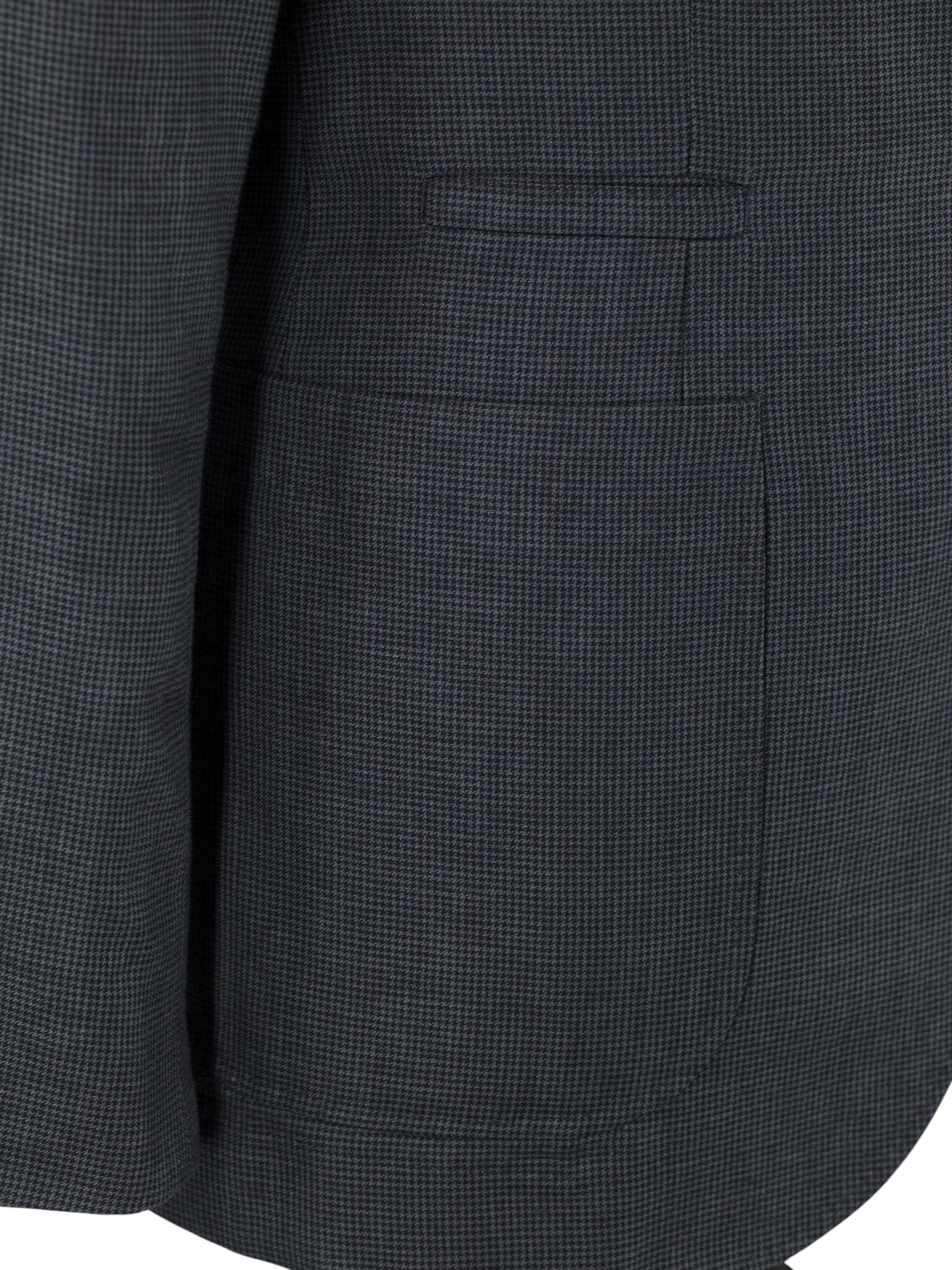 Brunello Cucinelli Warm Grey Wool, Linen & Silk Puppytooth Jacket
