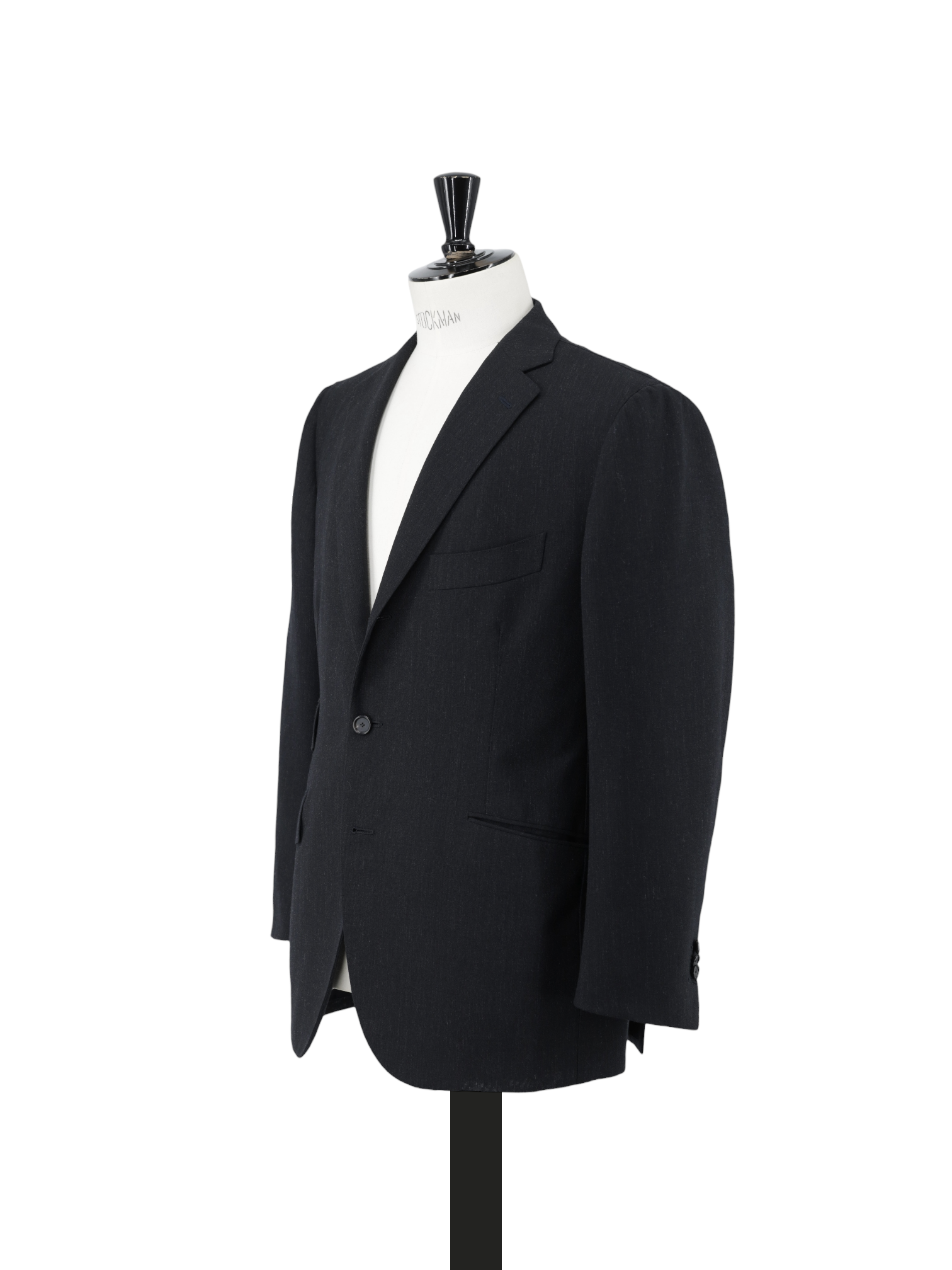 Cesare Attolini Anthracite Cool-Wool Speckled Pattern Suit