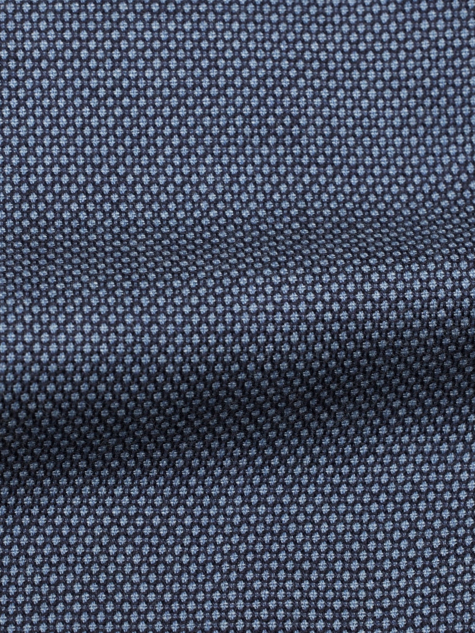 Ermenegildo Zegna Steel Blue Cotton, Cashmere & Rayon Micro-Pattern "Street" Jacket