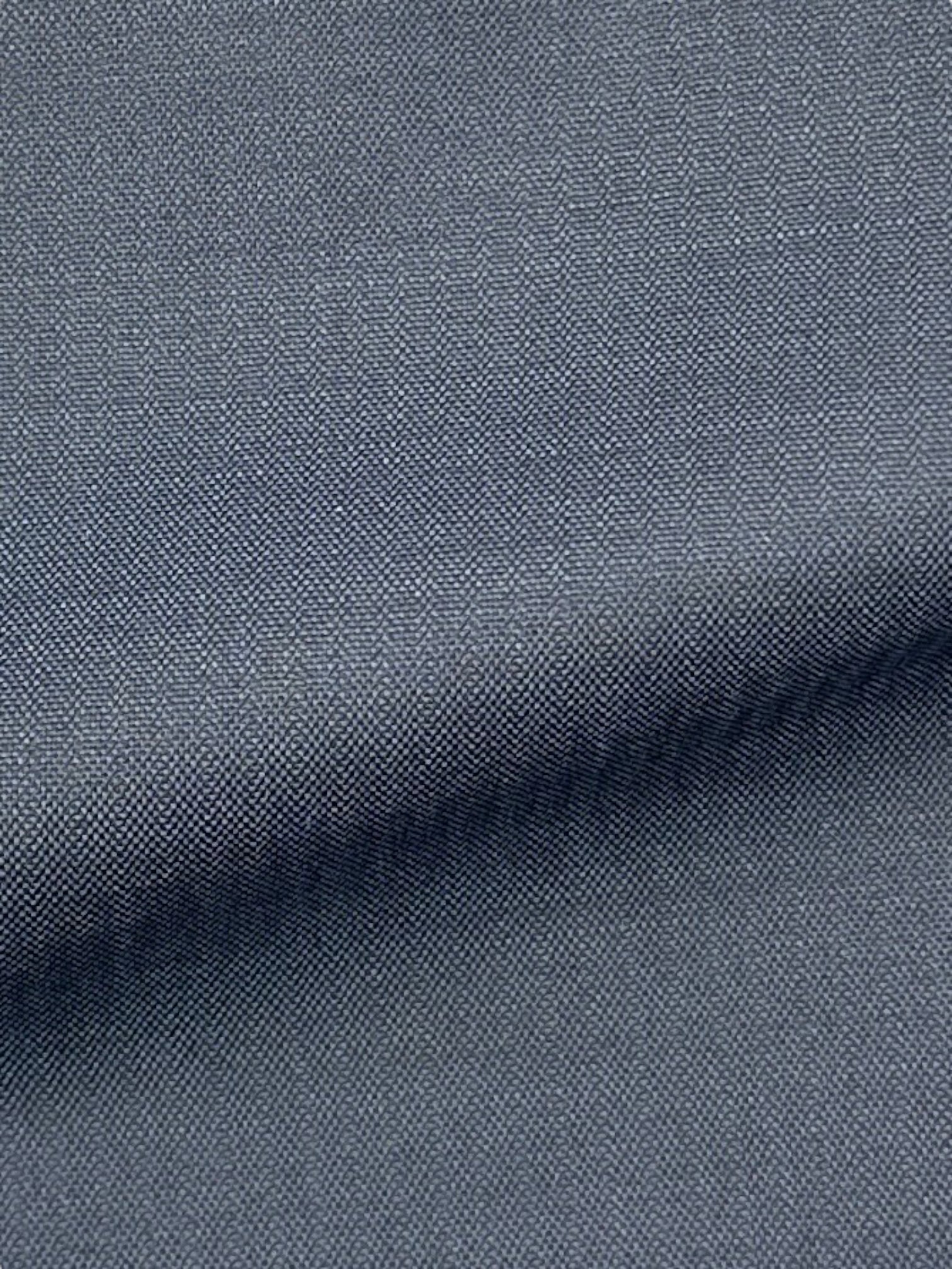 Brioni blauwe wollen broek met micropatroon