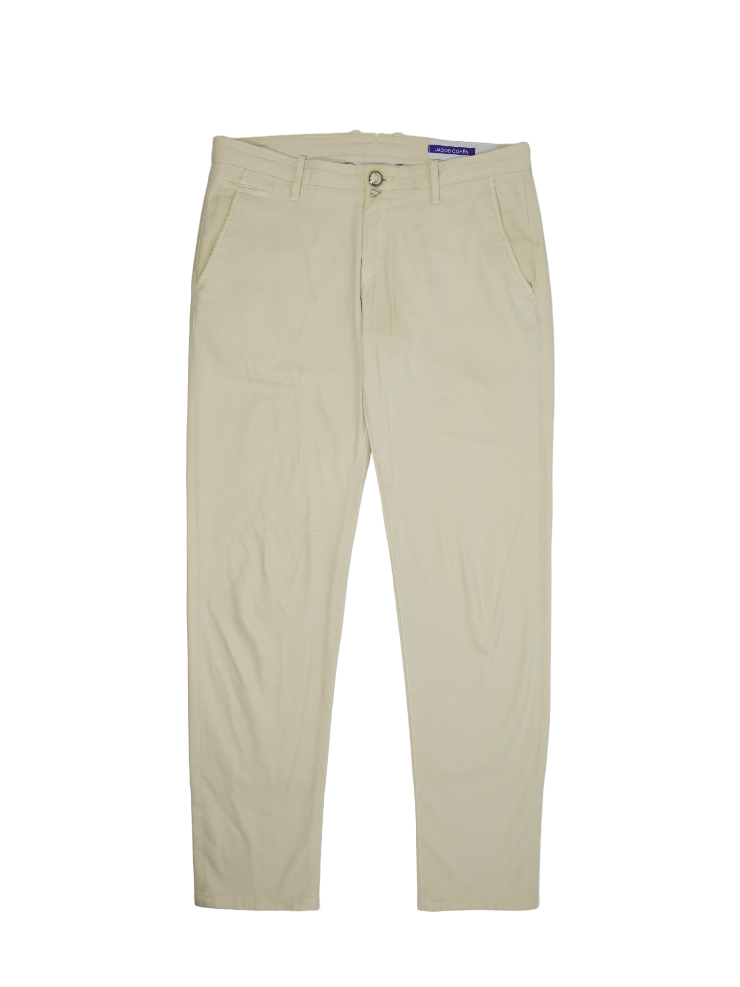 Jacob Cohen Beige Modal, Cotton & Elastane Bobby Chino