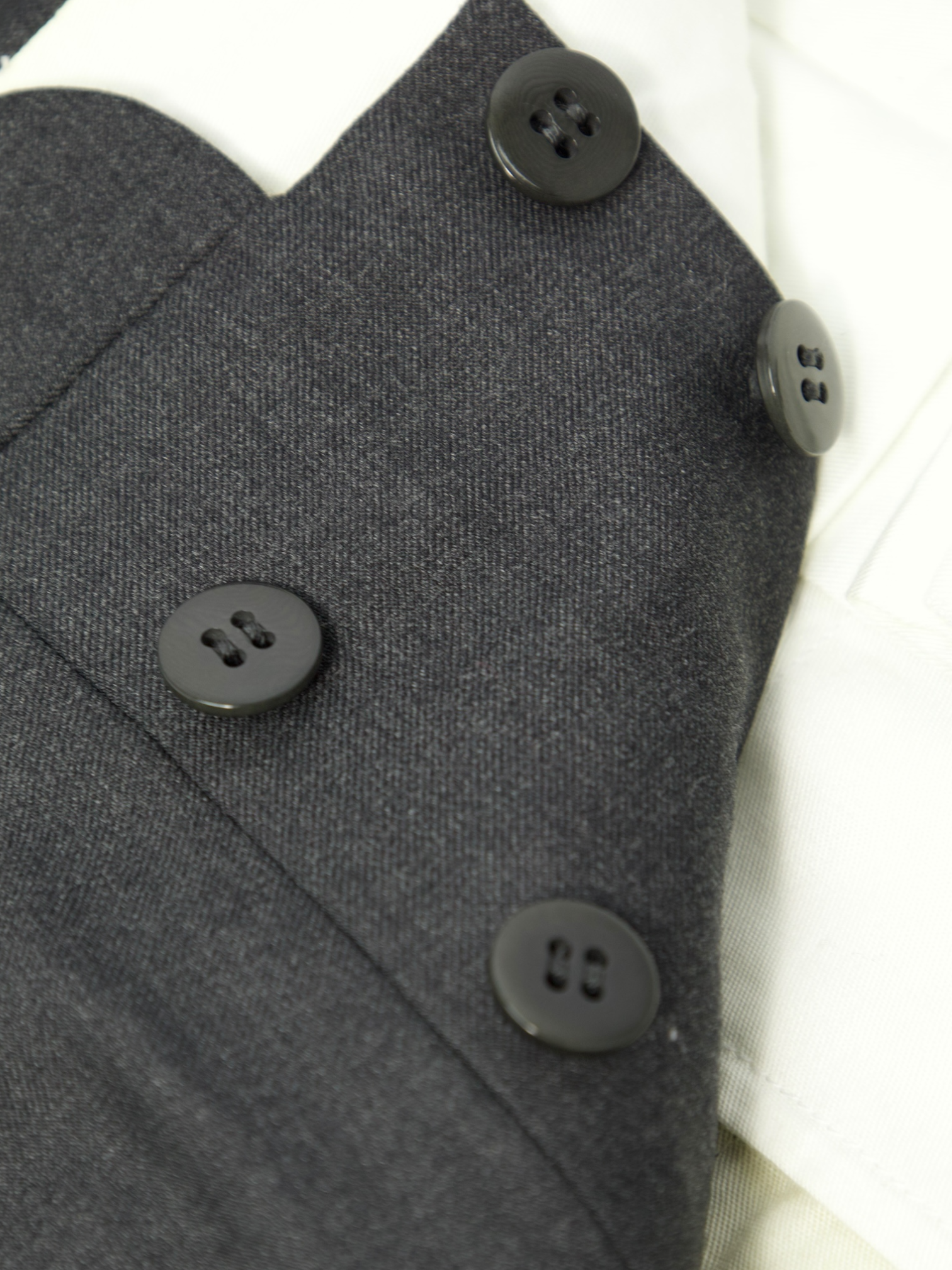 Cesare Attolini Anthracite Super 160's & Cashmere Sartorial Trousers