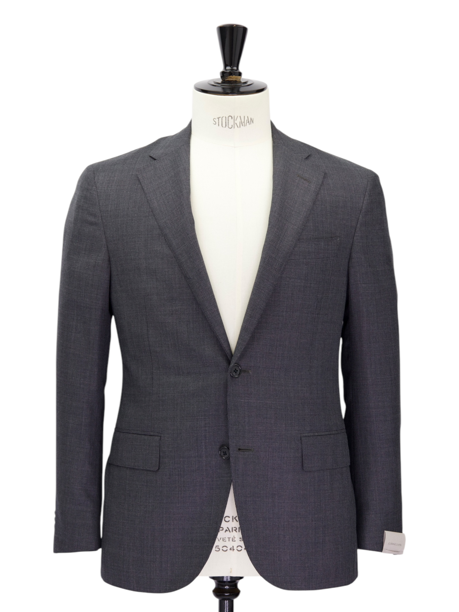 Corneliani Grey Super 120's Micro-Pattern Suit