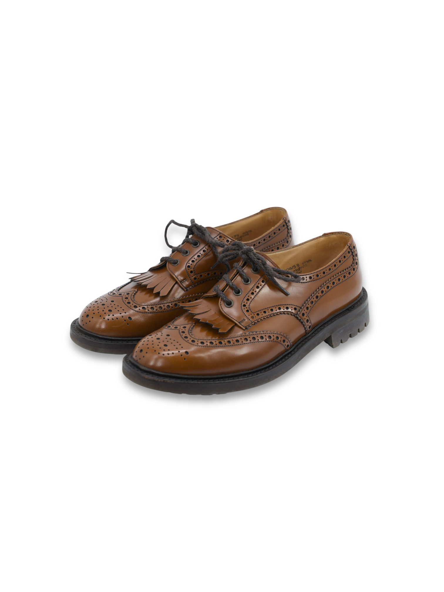 Church's Cognac Brown Plowden Brogue Derby Lace-ups