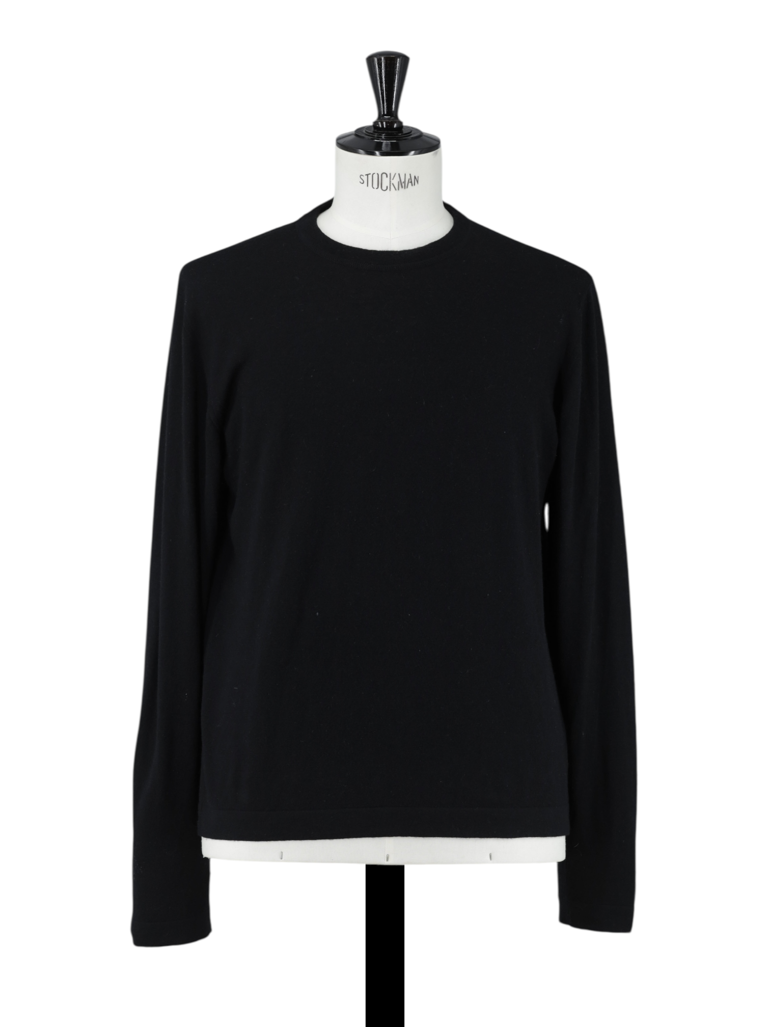 Doriani Black Wool & Cashmere Roundneck Knitwear