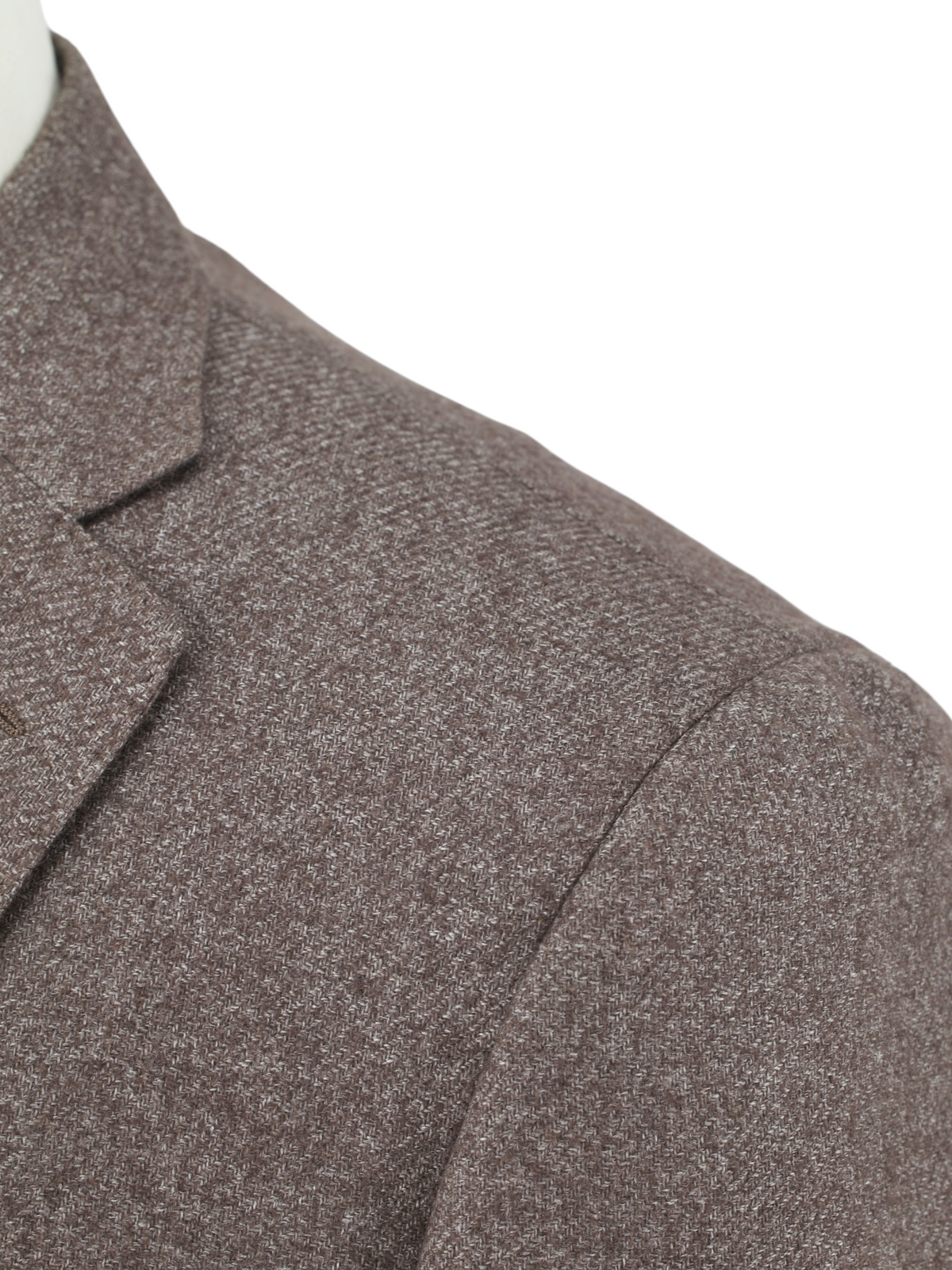 Corneliani Brown Wool, Cotton, Angora & Cashgora Country Jacket