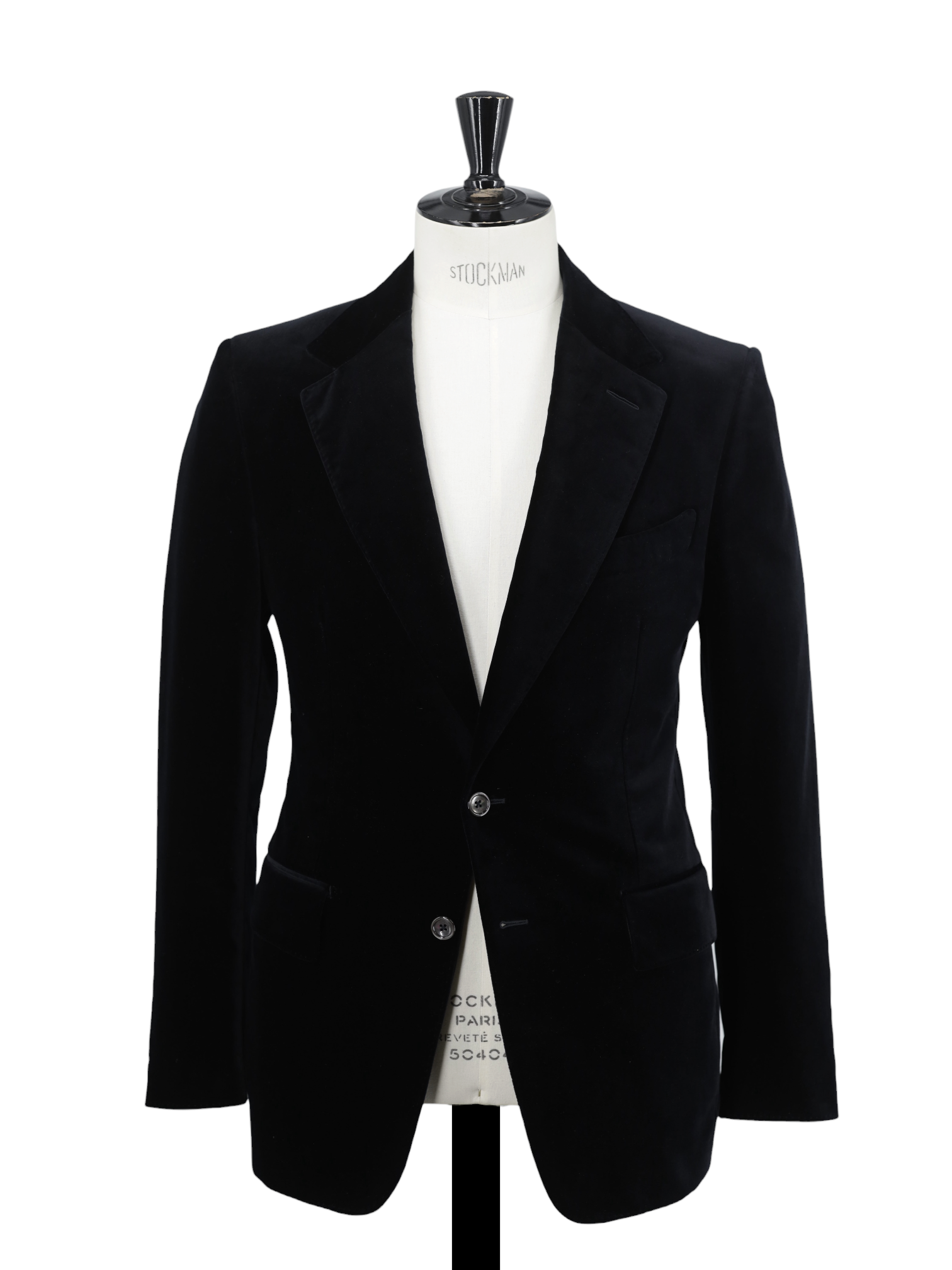 Tom Ford Black Iconic Pure Cotton-Velvet Windsor Jacket