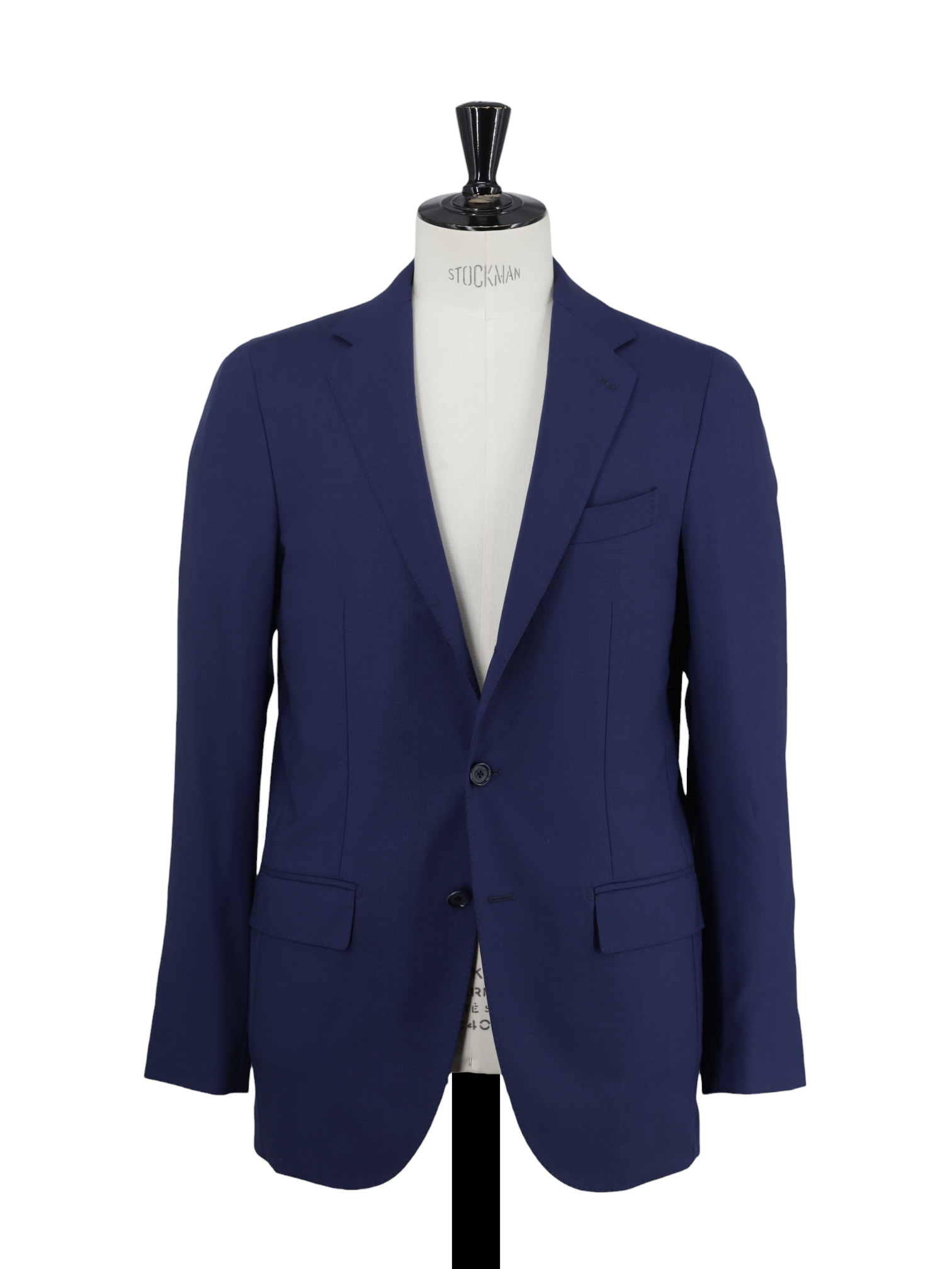 E. Formicola Kings Blue Lightweight-Wool Basket-Weave Suit