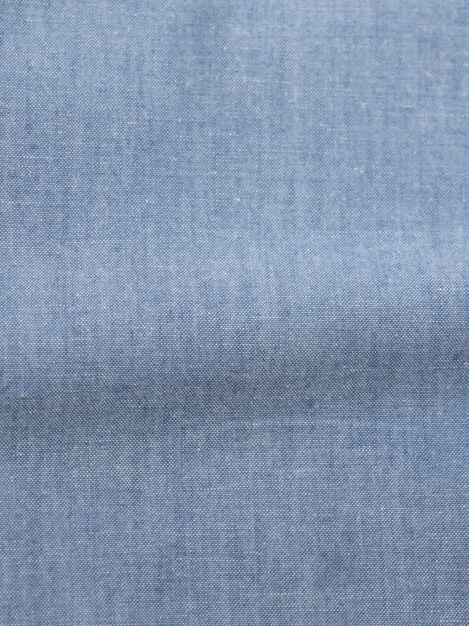 Finamore Light Blue Cotton Pinpoint Neapolitan Shirt