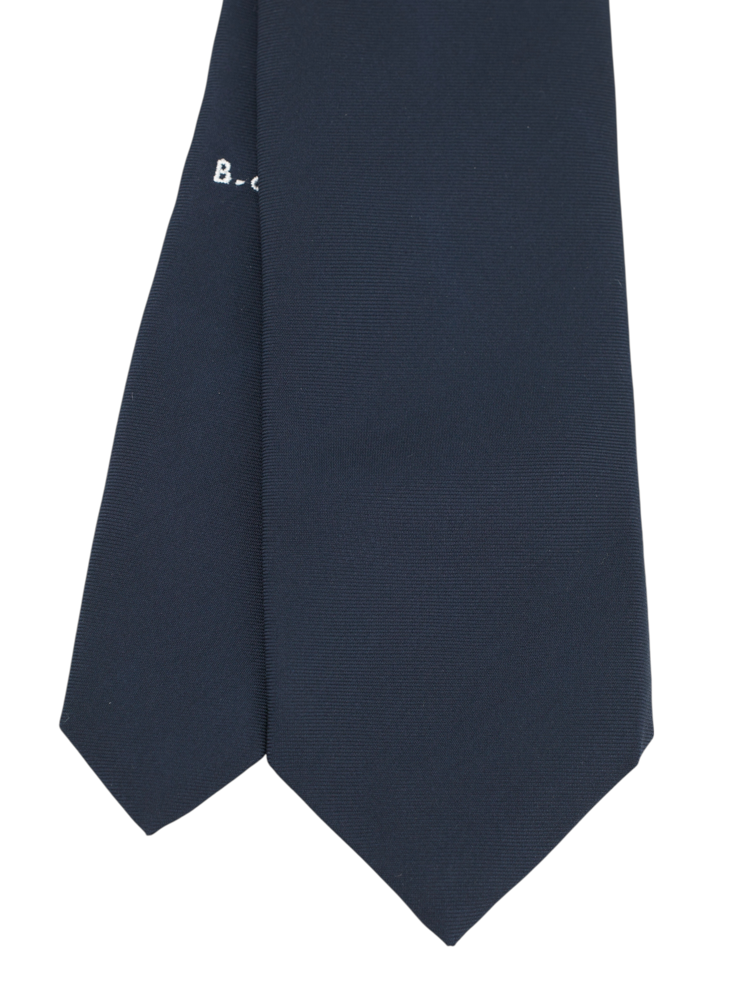 Marzullo 5-Fold Navy Silk Plain Classic Tie