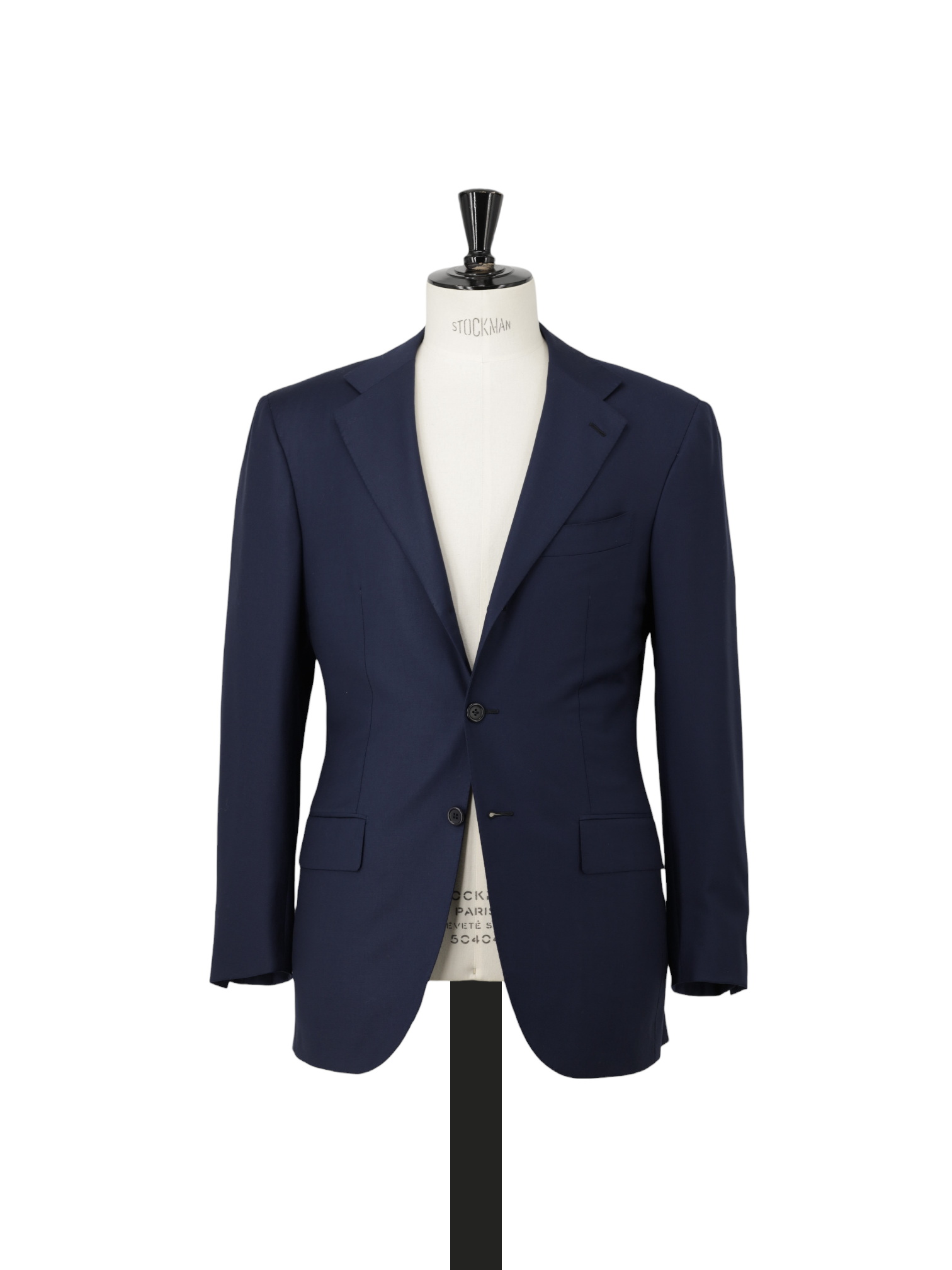 Luigi Borrelli Dark Blue Fine-Wool Twill Neapolitan Suit