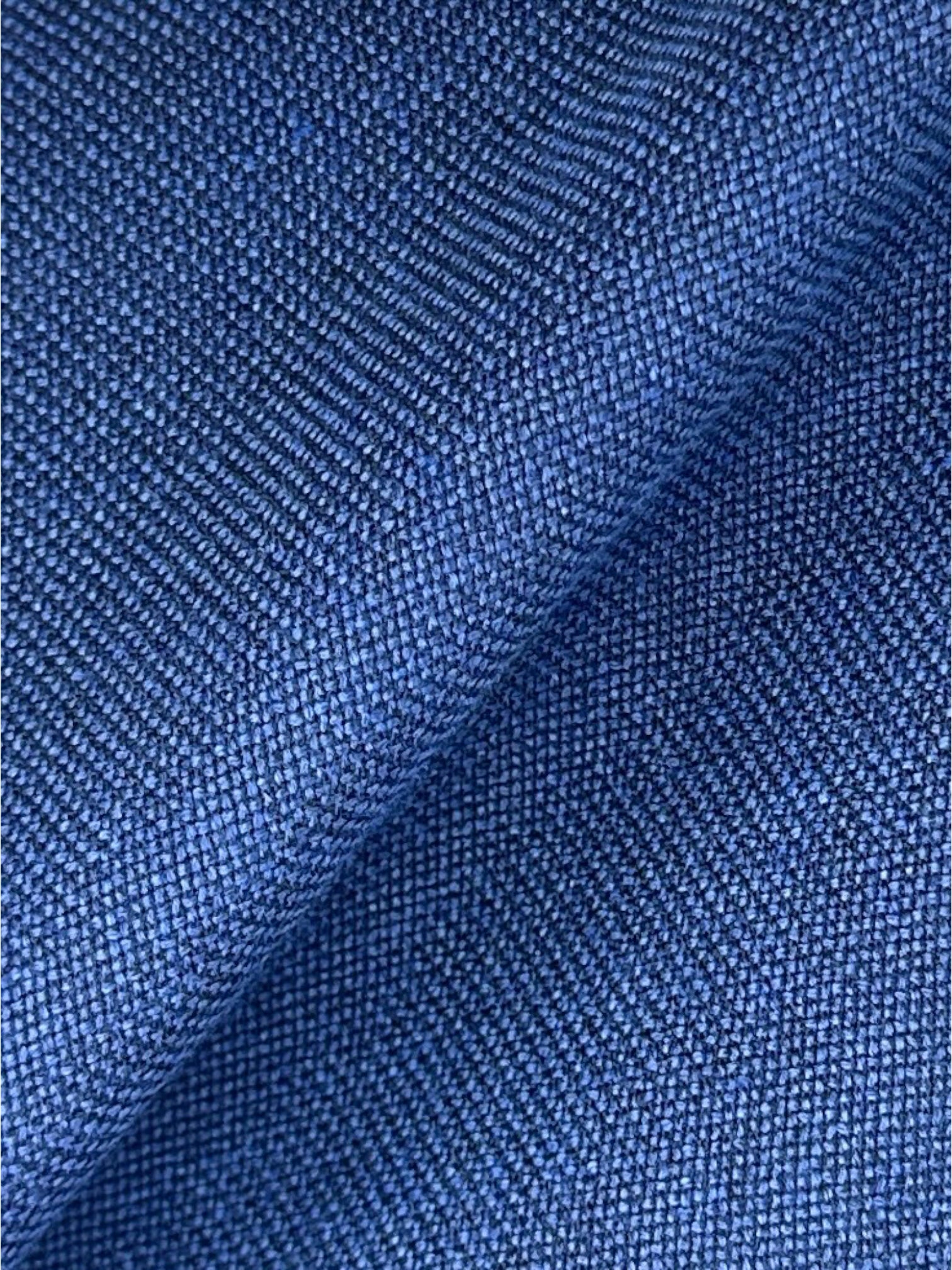 Cesare Attolini koningsblauw jasje van wol, zijde en linnen