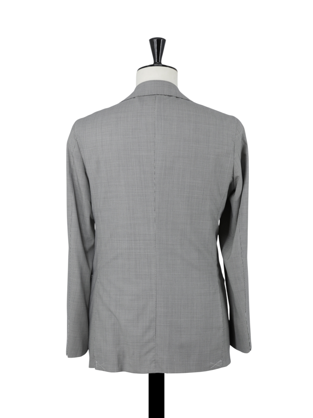 Orazio Luciano Black & Grey Fine-Wool Puppytooth Suit