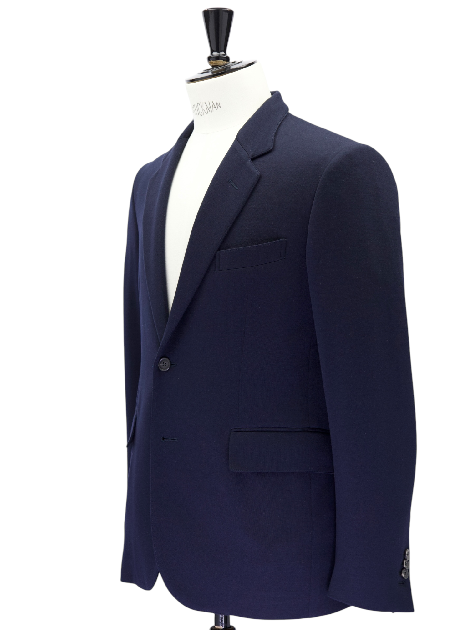 Brioni Navy Wool & Polyamide Jersey Knitted Blazer