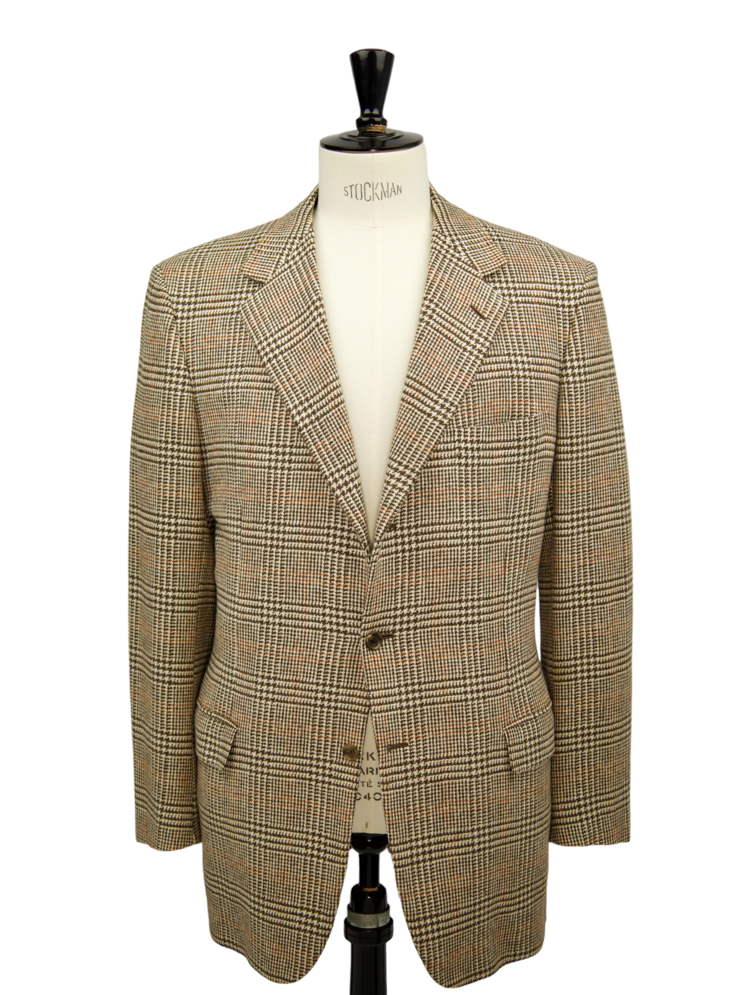 Brioni Brown Cashmere & Alpaca Prince of Wales Nomentano Jacket