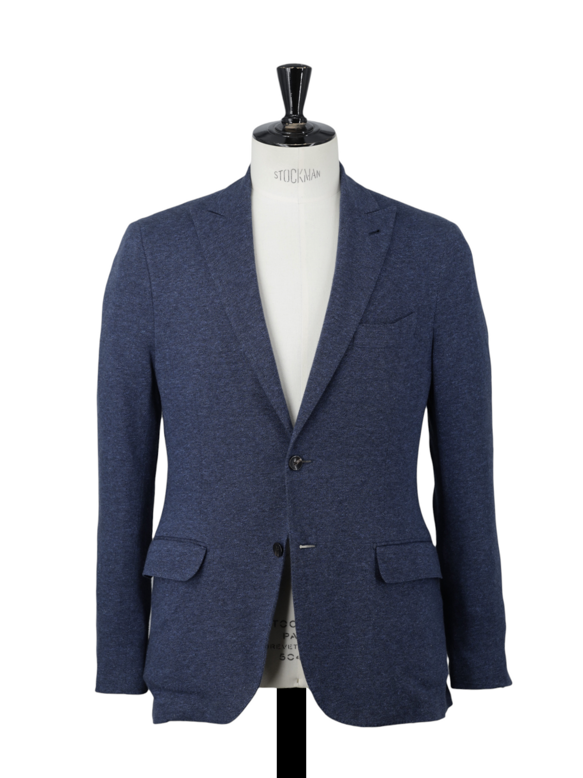 Lardini Blue Soft Knitted-Cotton Uncontructed Jacket