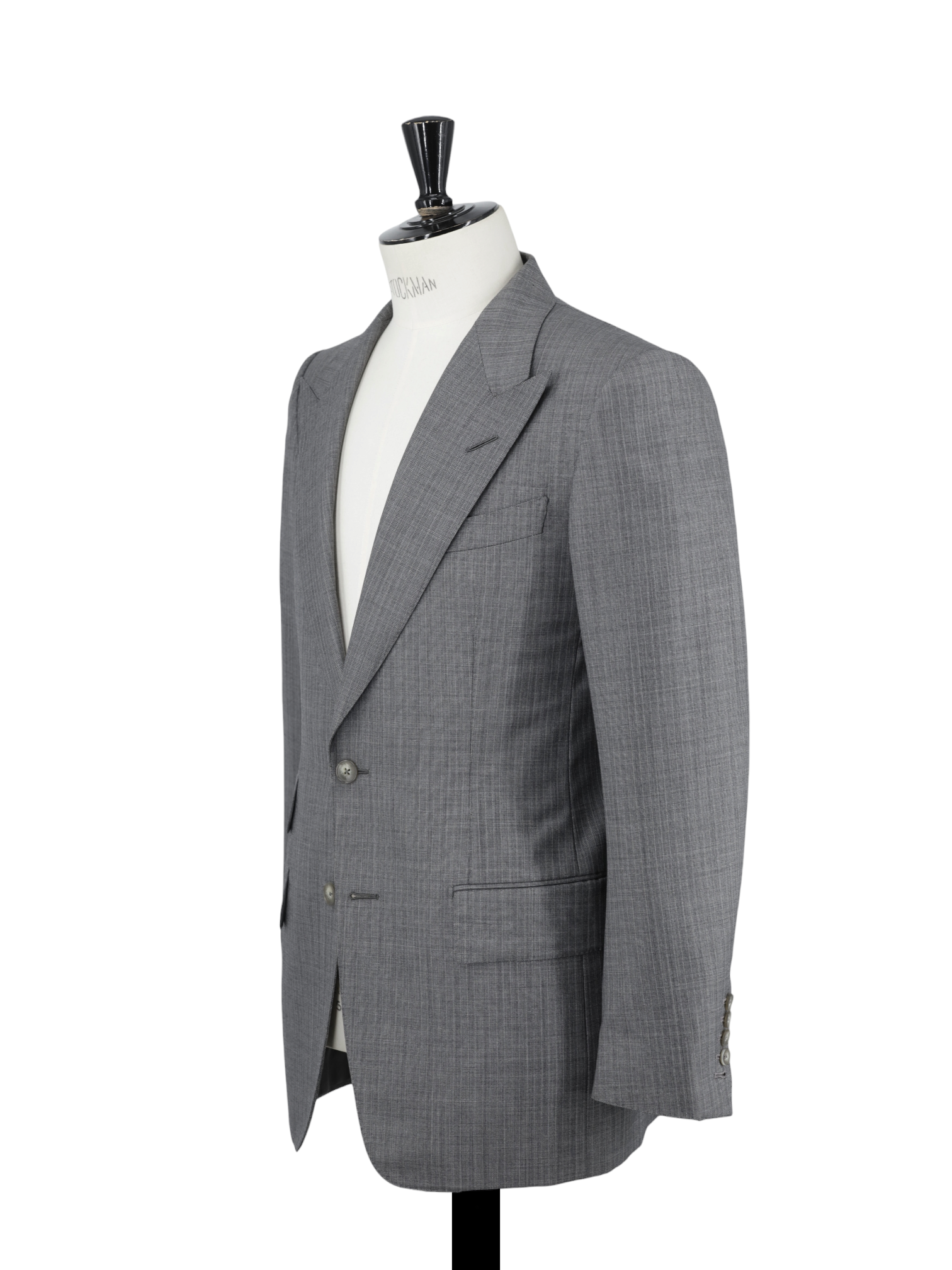 Tom Ford Grey Fine-Wool Multi-Striped Windsor Suit
