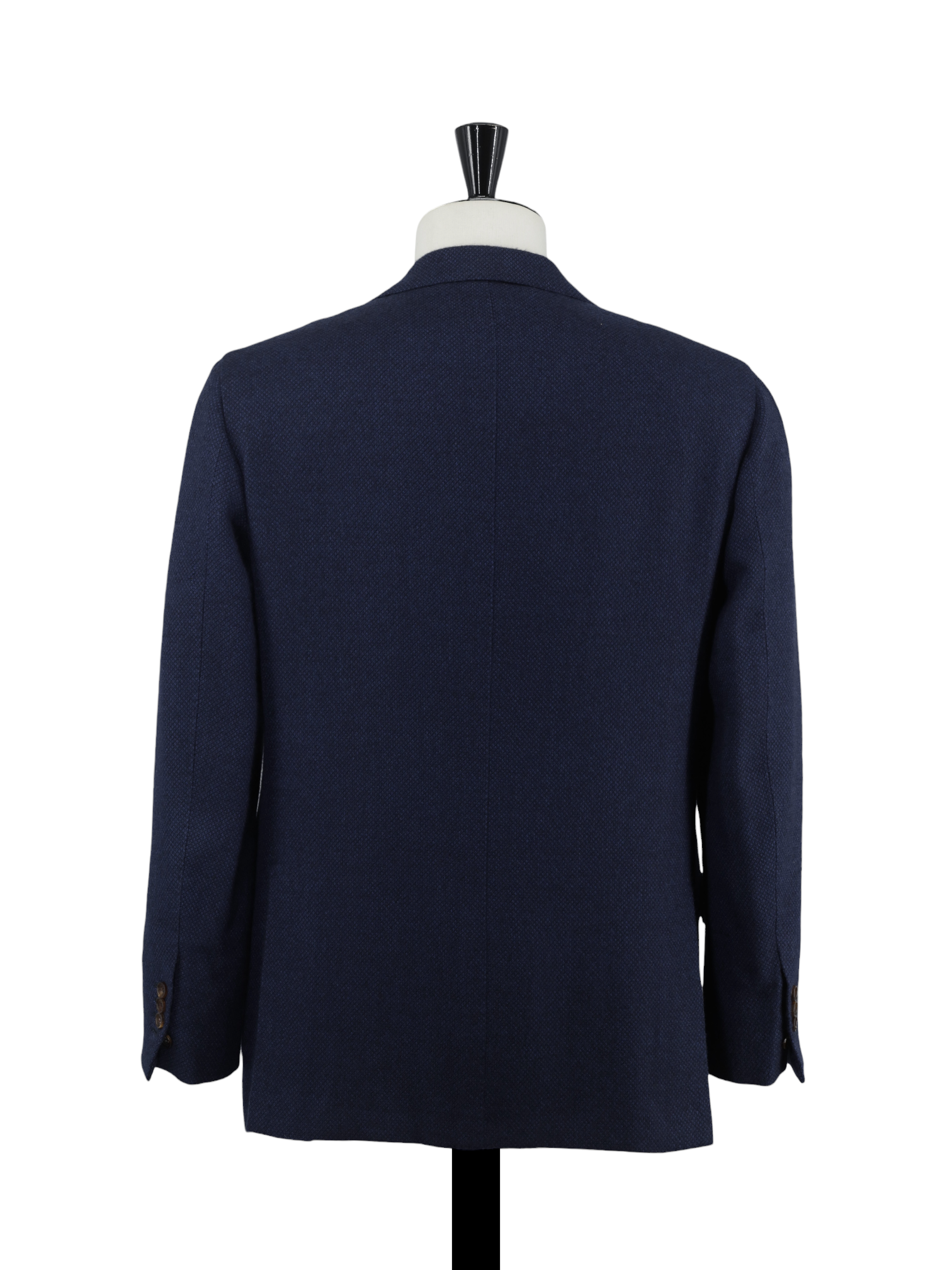 Kiton Navy Pure Plushy-Cashmere Micro-Structure Jacket