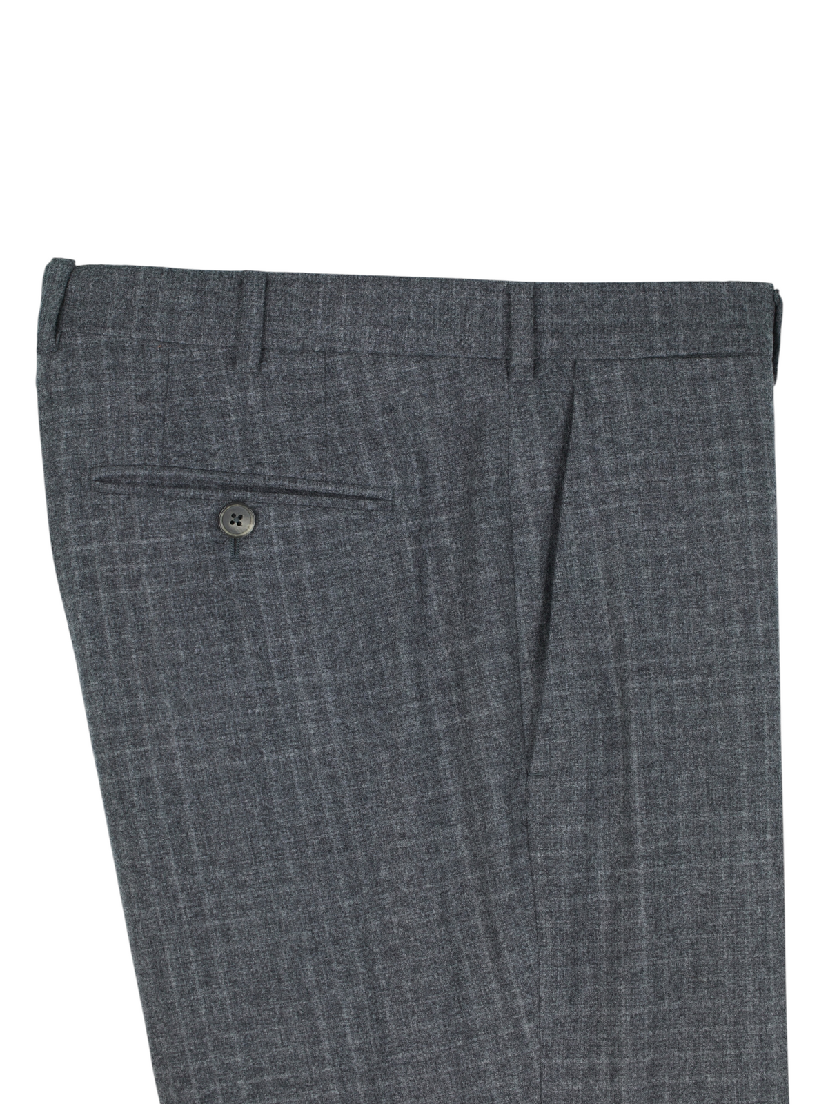 Ermenegildo Zegna Couture Grey Wool, Silk & Cashmere Micro-Check Suit