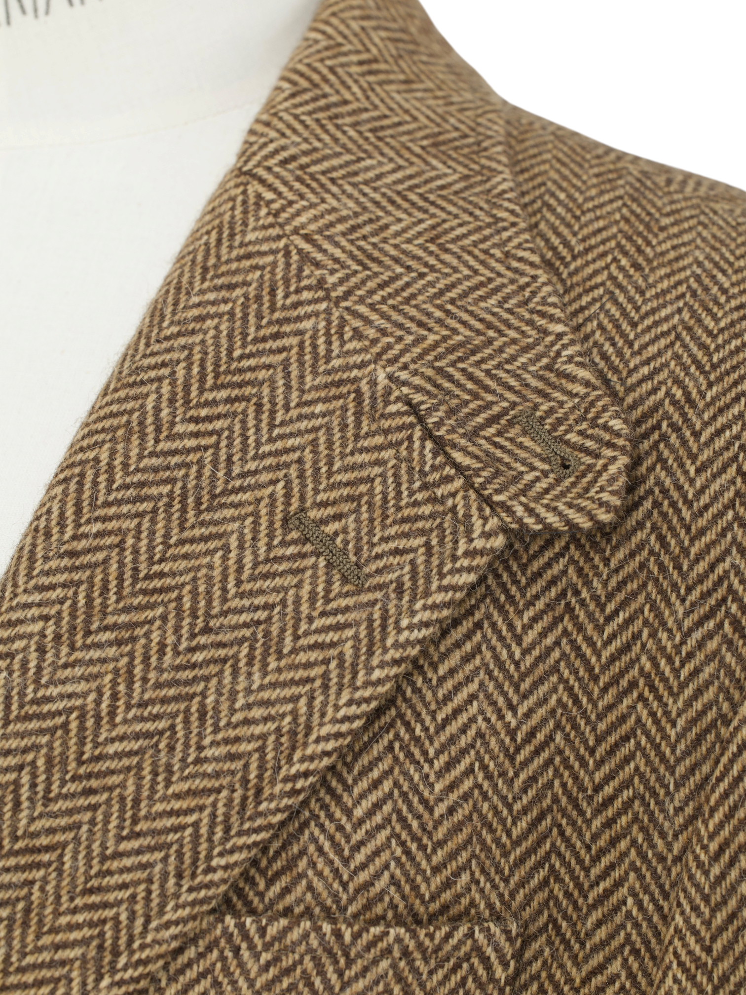 Ralph Lauren Brown Shetland-Tweed Herringbone "RL69" Jacket