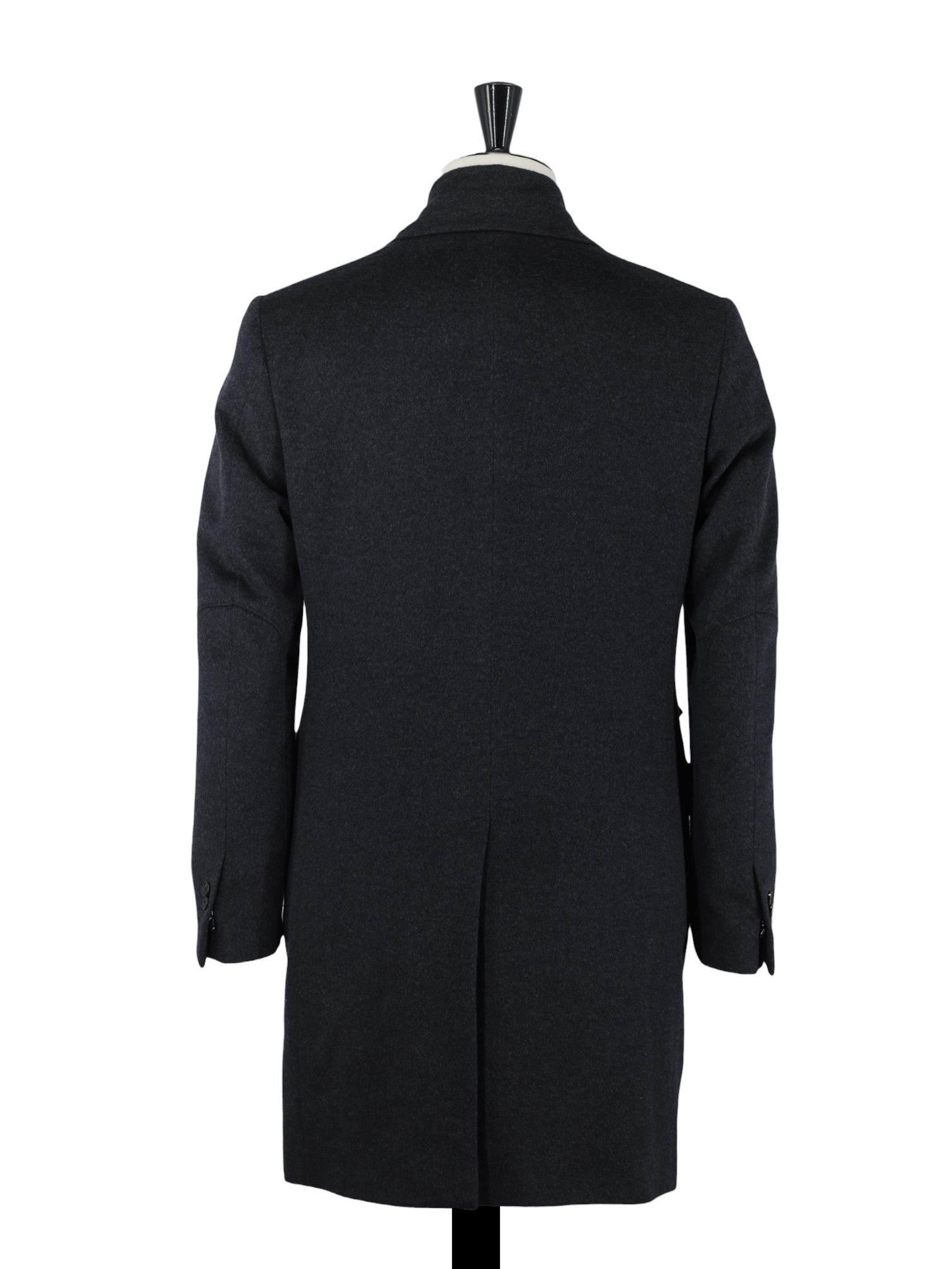 Corneliani Grey Wool-Flannel Milestone Overcoat