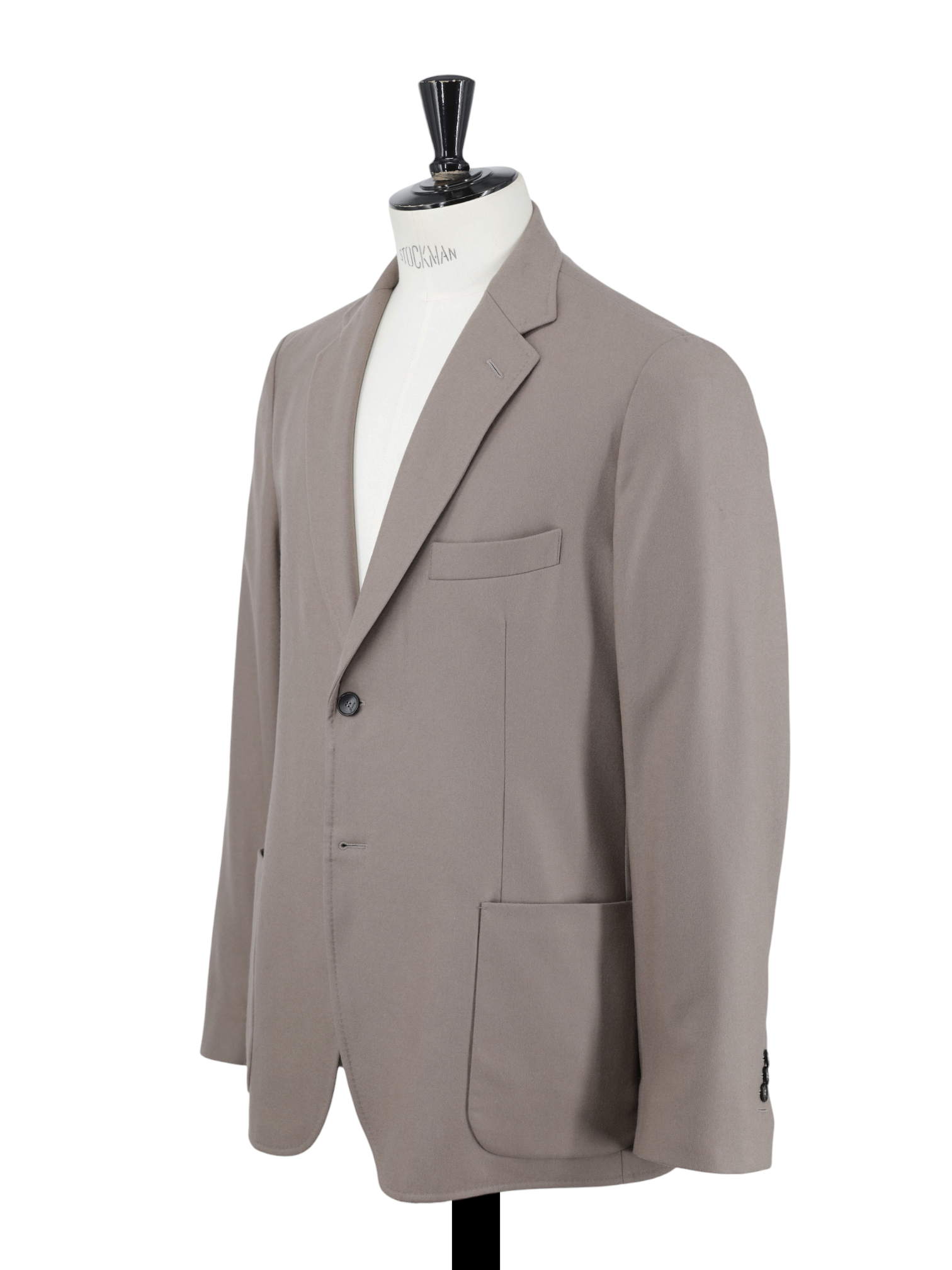 Brioni Taupe Fine-Wool Semi-Formal Twill Jacket