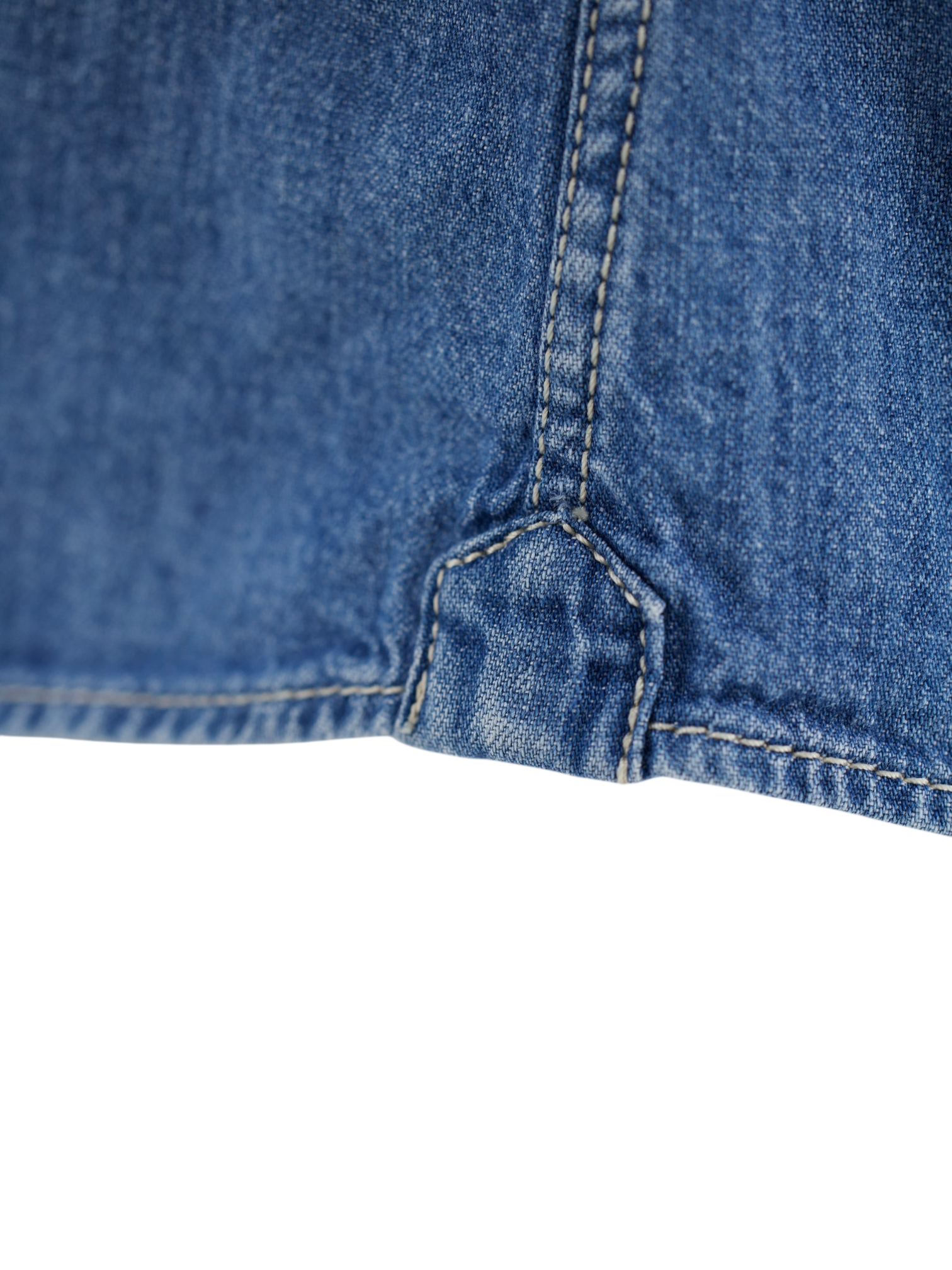 Brunello Cucinelli Blue Western Style Denim Overshirt