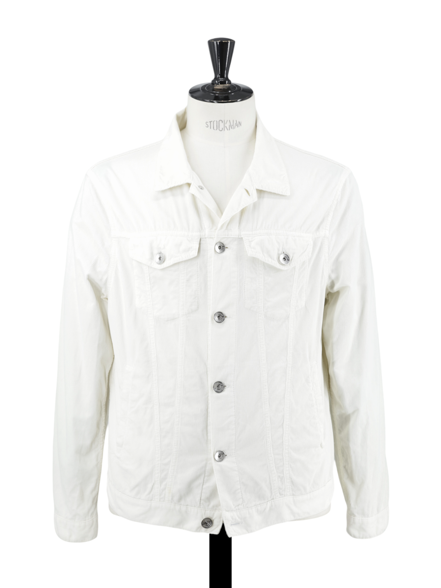 Brunello Cucinelli Offwhite Cotton-Corduroy Casual Jacket