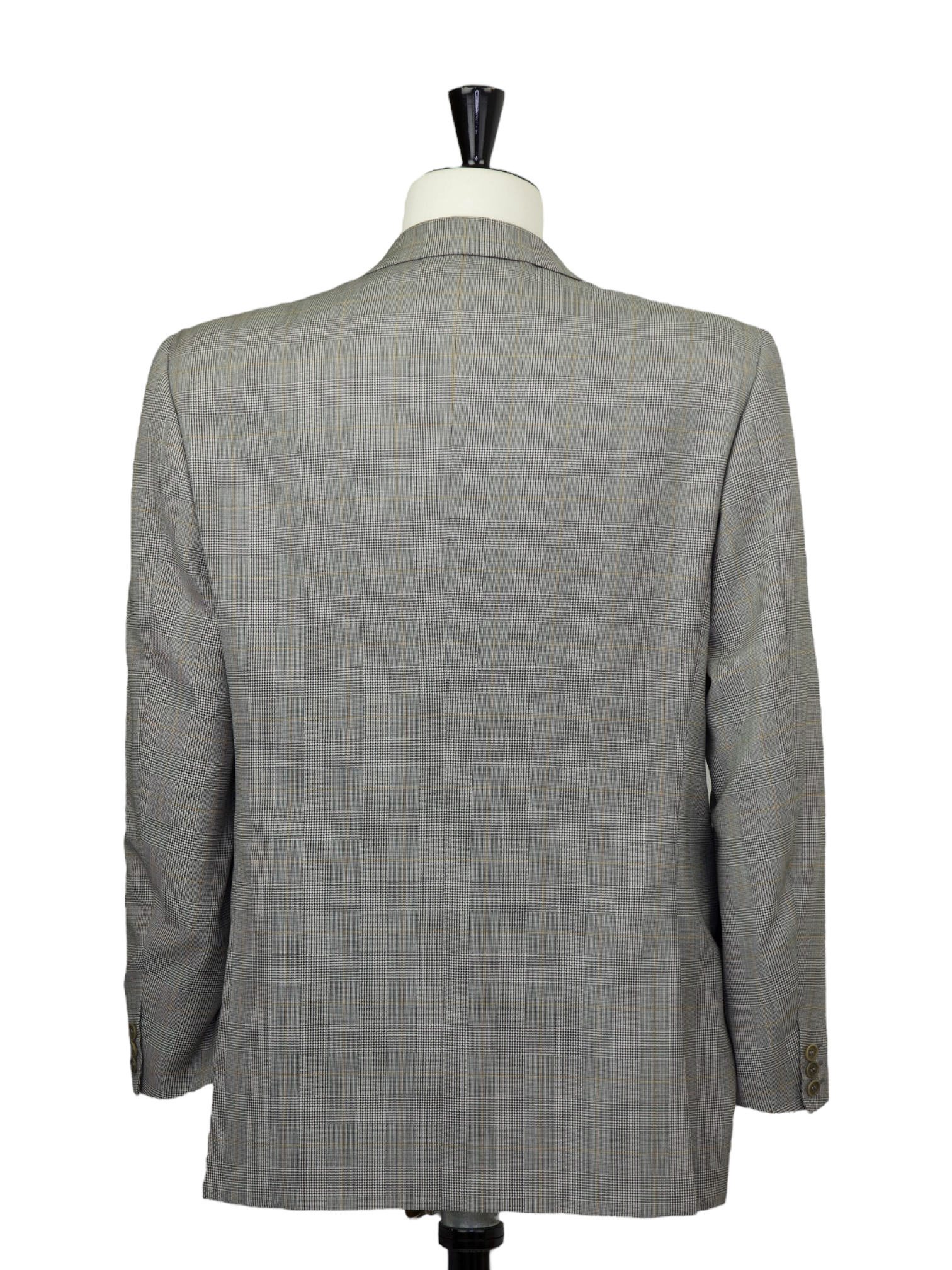 Brioni Vintage Grey Wool Prince of Wales Check Suit