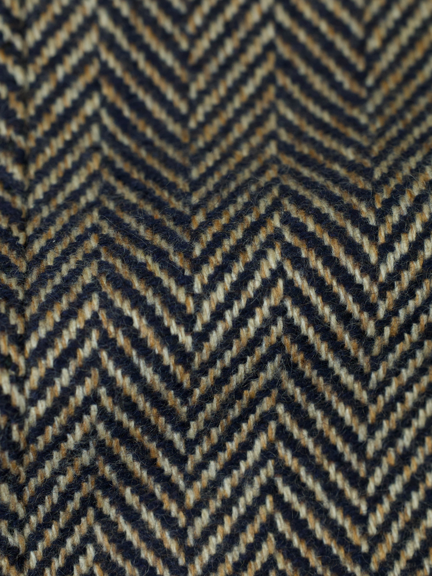 Cesare Attolini Brown & Navy Pure-Cashmere Herringbone Jacket