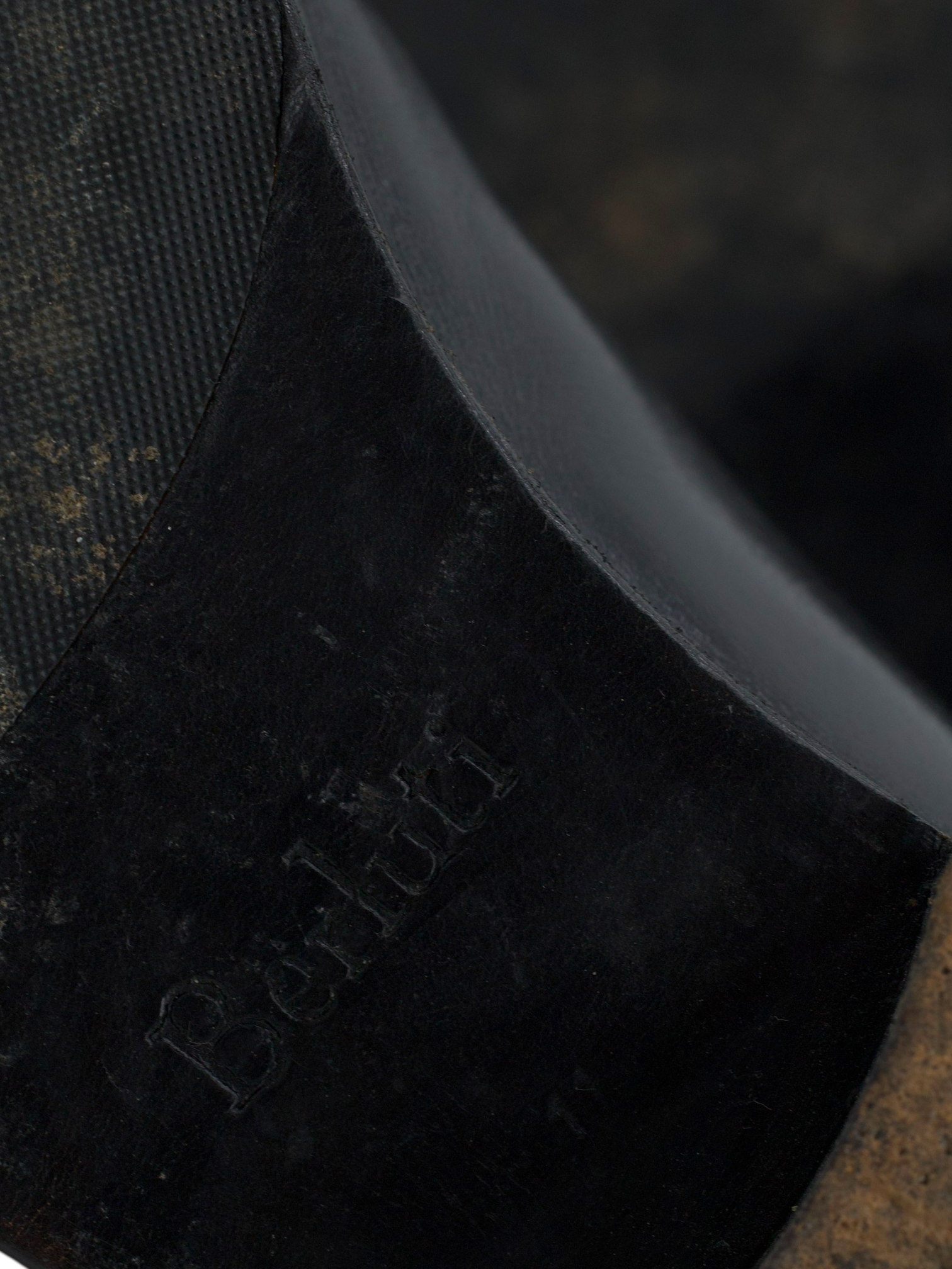 Berluti Black Vintage Wholecut Calfleather Oxford Lace-Ups