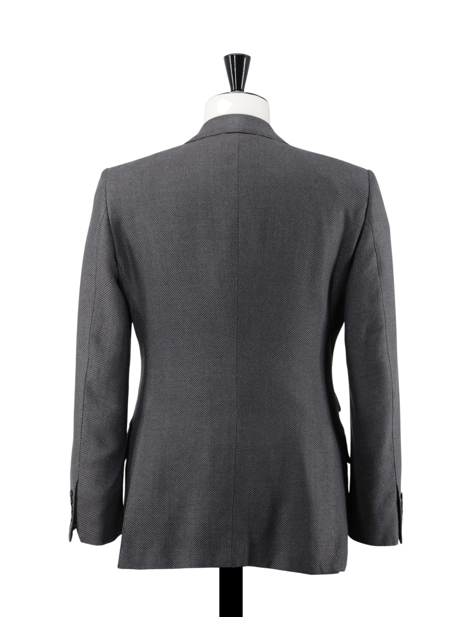 Tom Ford Warm Grey Silk & Cotton Micro-Pattern O'Connor Jacket