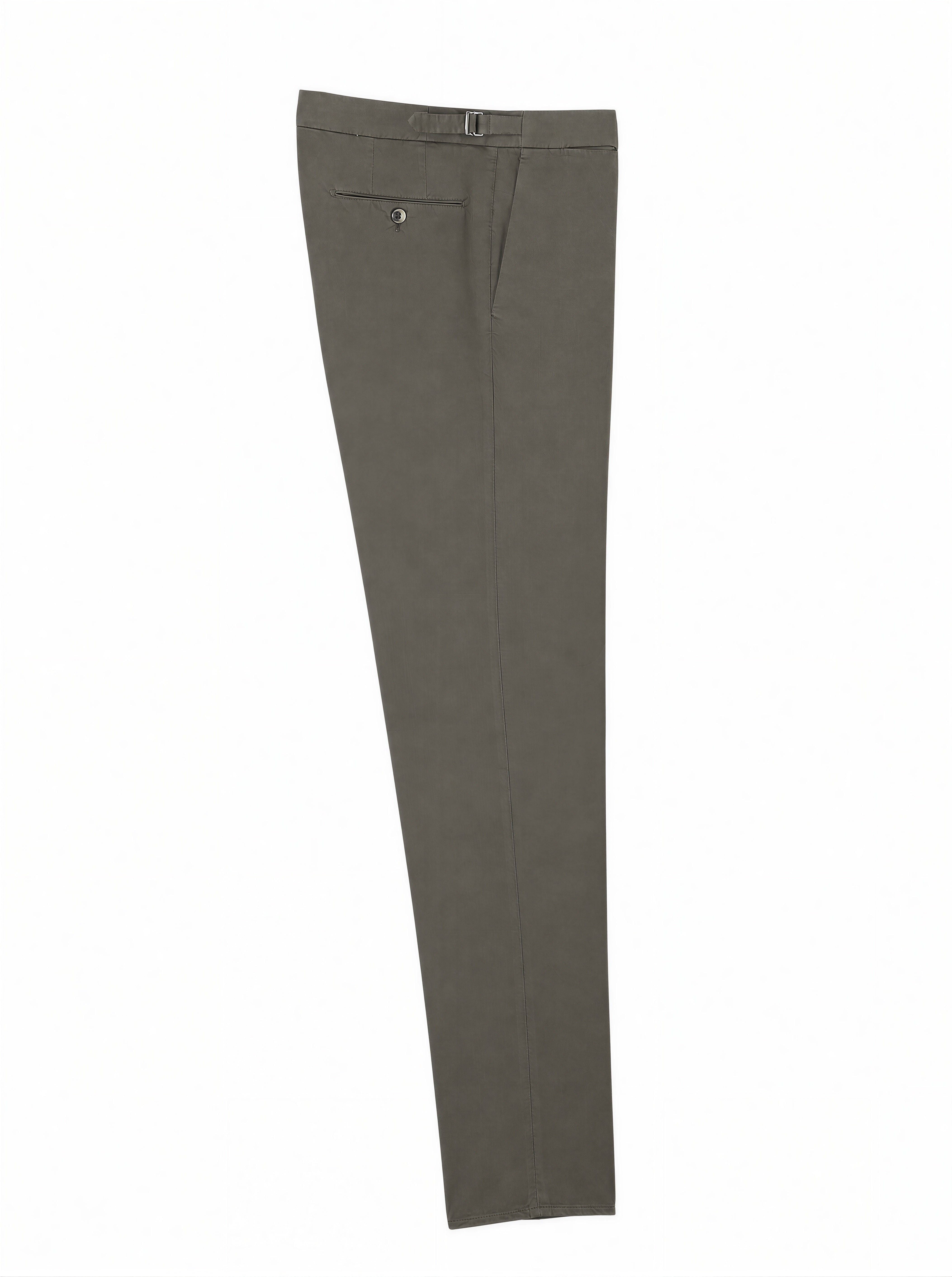 PT01 Brown Cotton & Silk "Silkchino" Trousers
