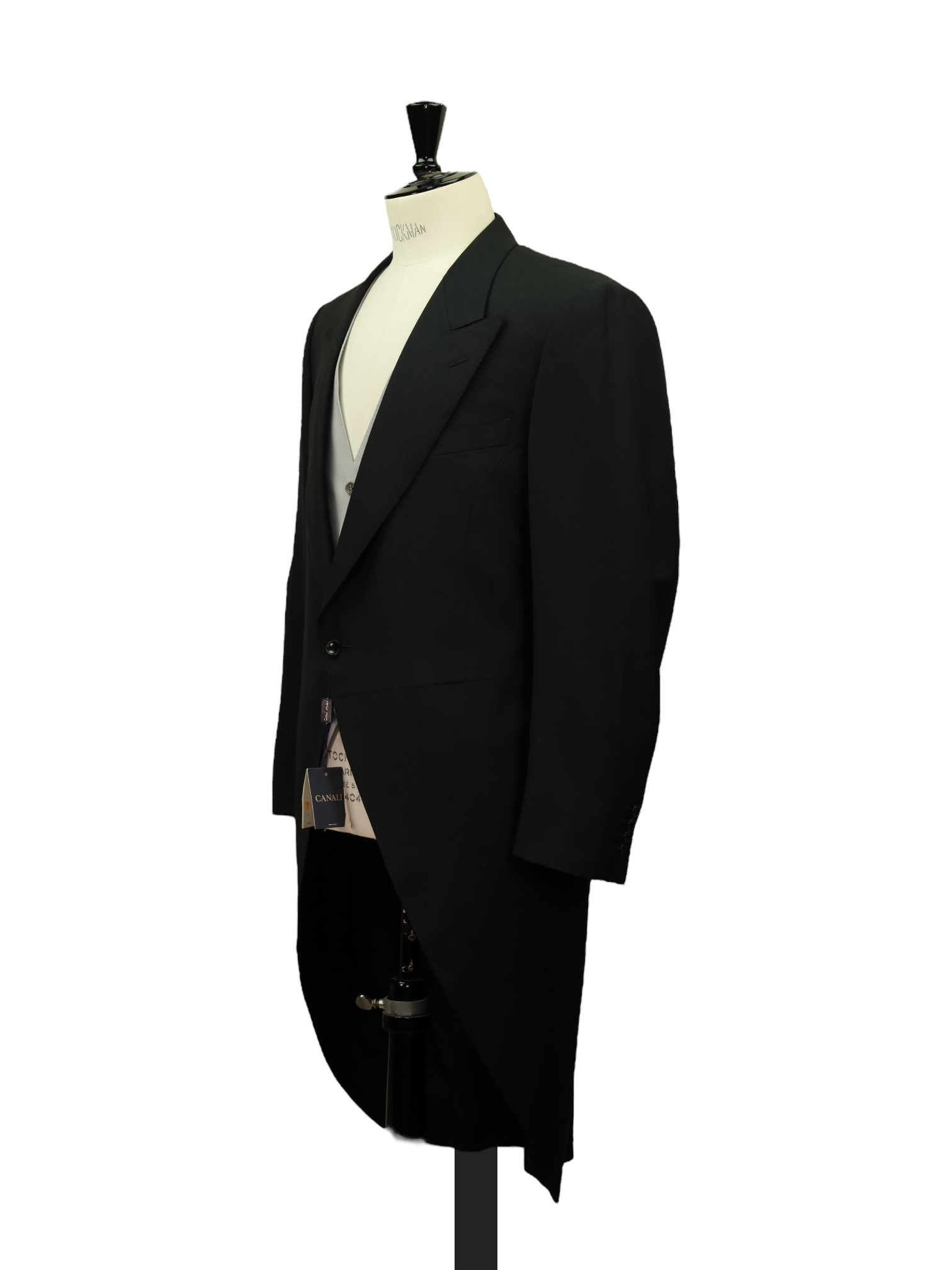 Canali Black & Grey 3-Piece Fine-Wool Ceremonial Morning Suit
