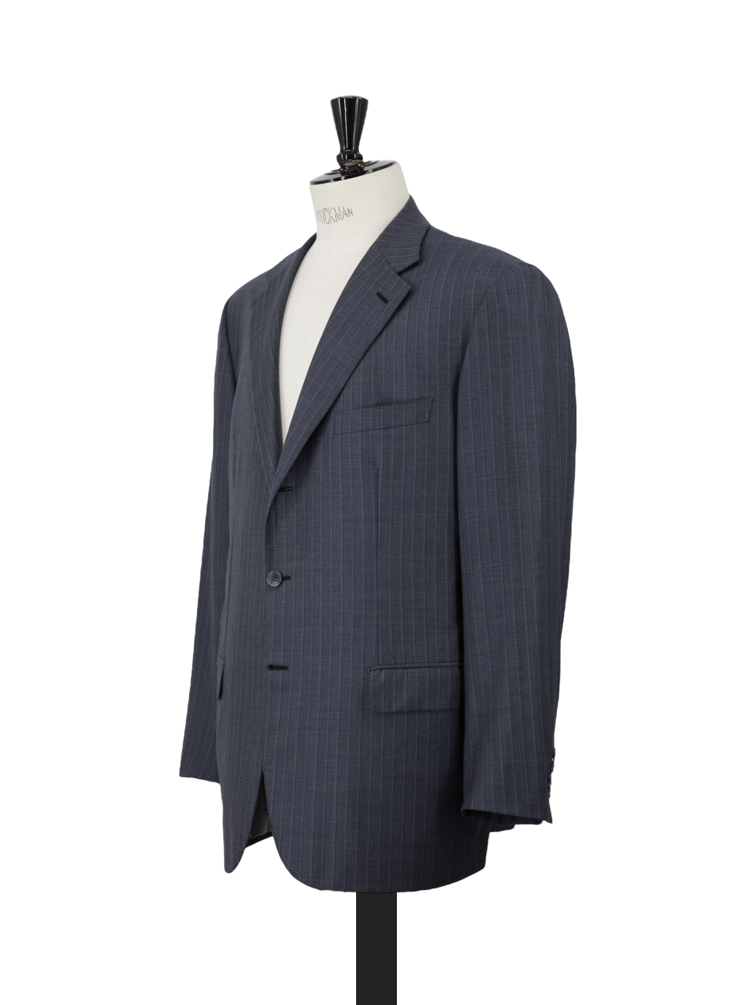 Brioni Steel Grey Super 150's Multi Pinstripe Parlamento Suit